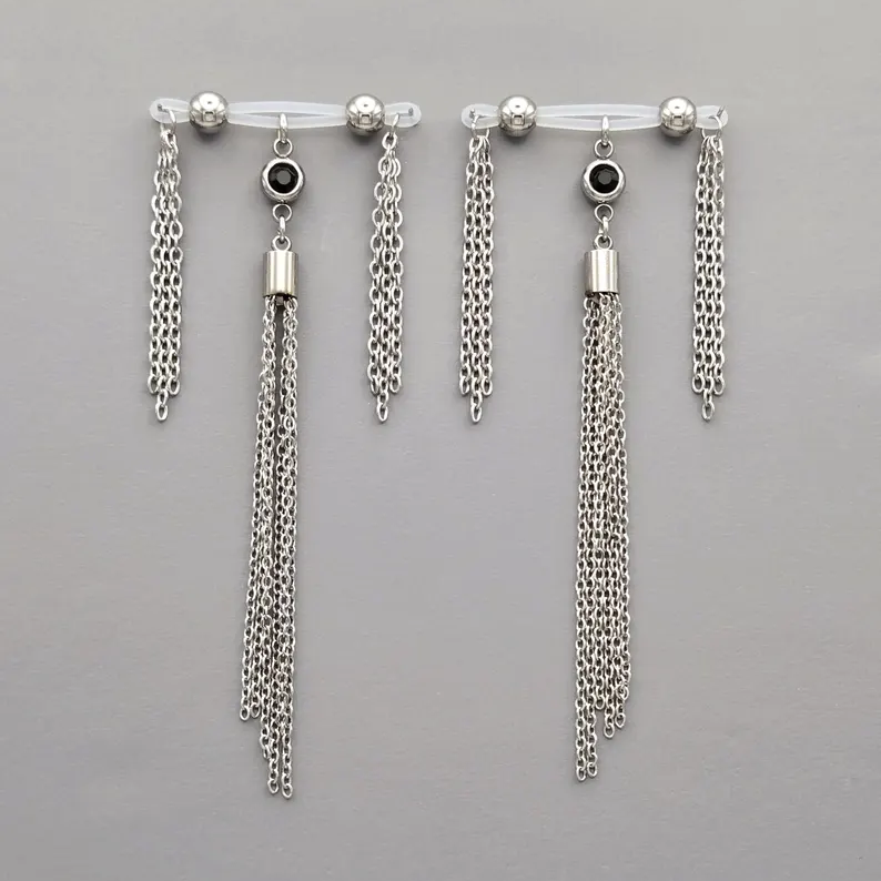 Chain pendant barbell