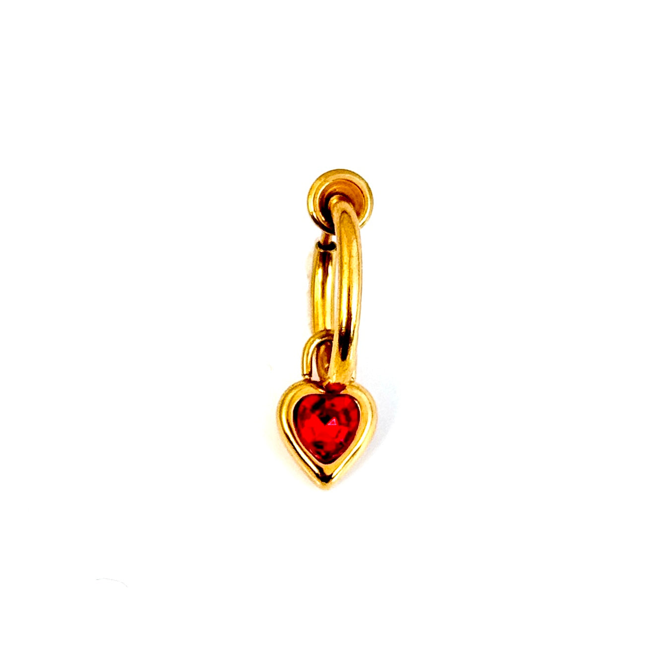 Luna Ruby Heart Navel Clip™