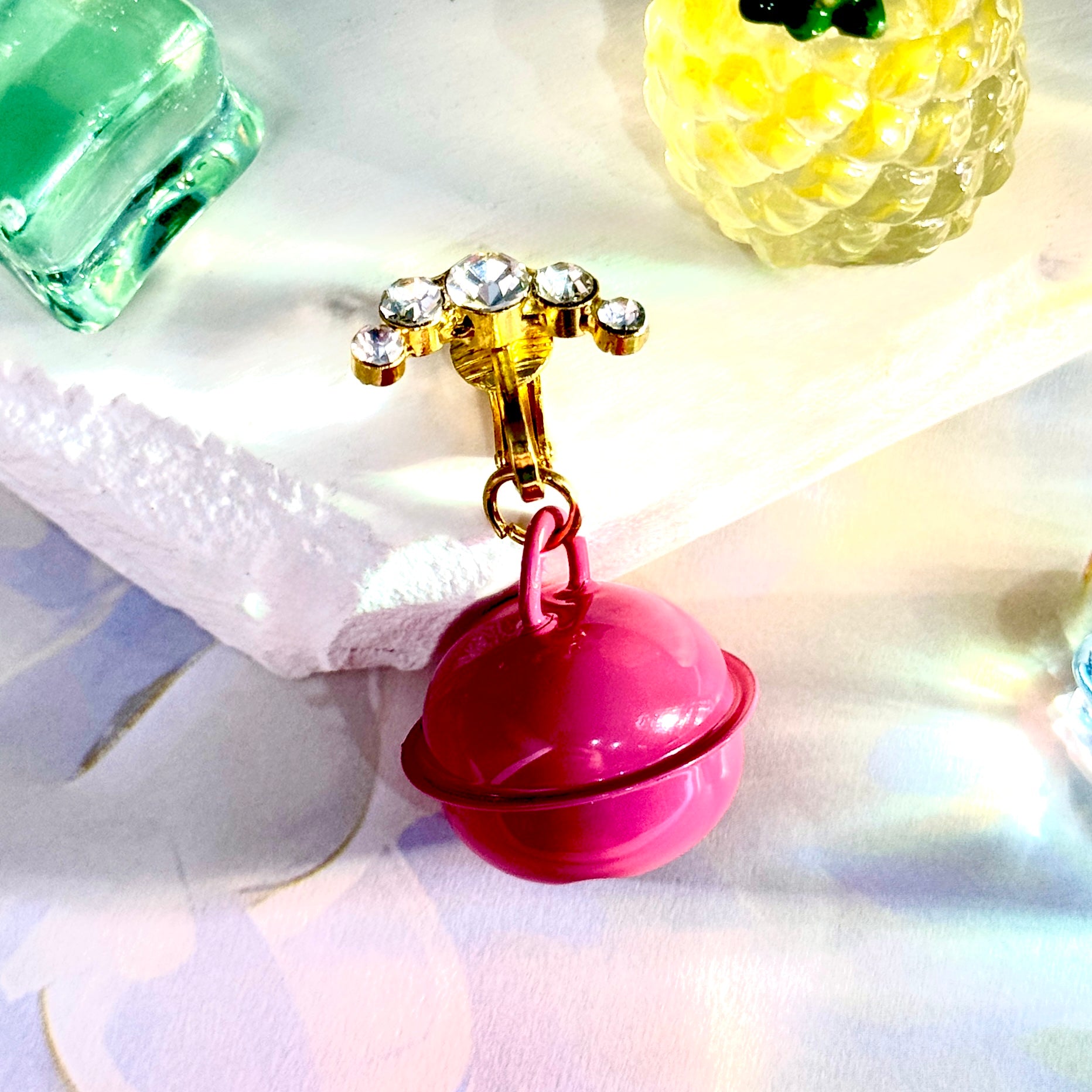 Luna Pink Bell Navel Clip™