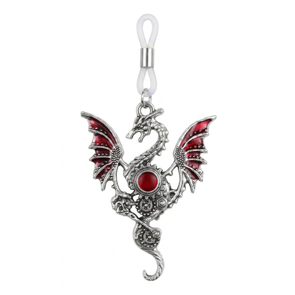 Steampunk mechanical dragon nipple covers