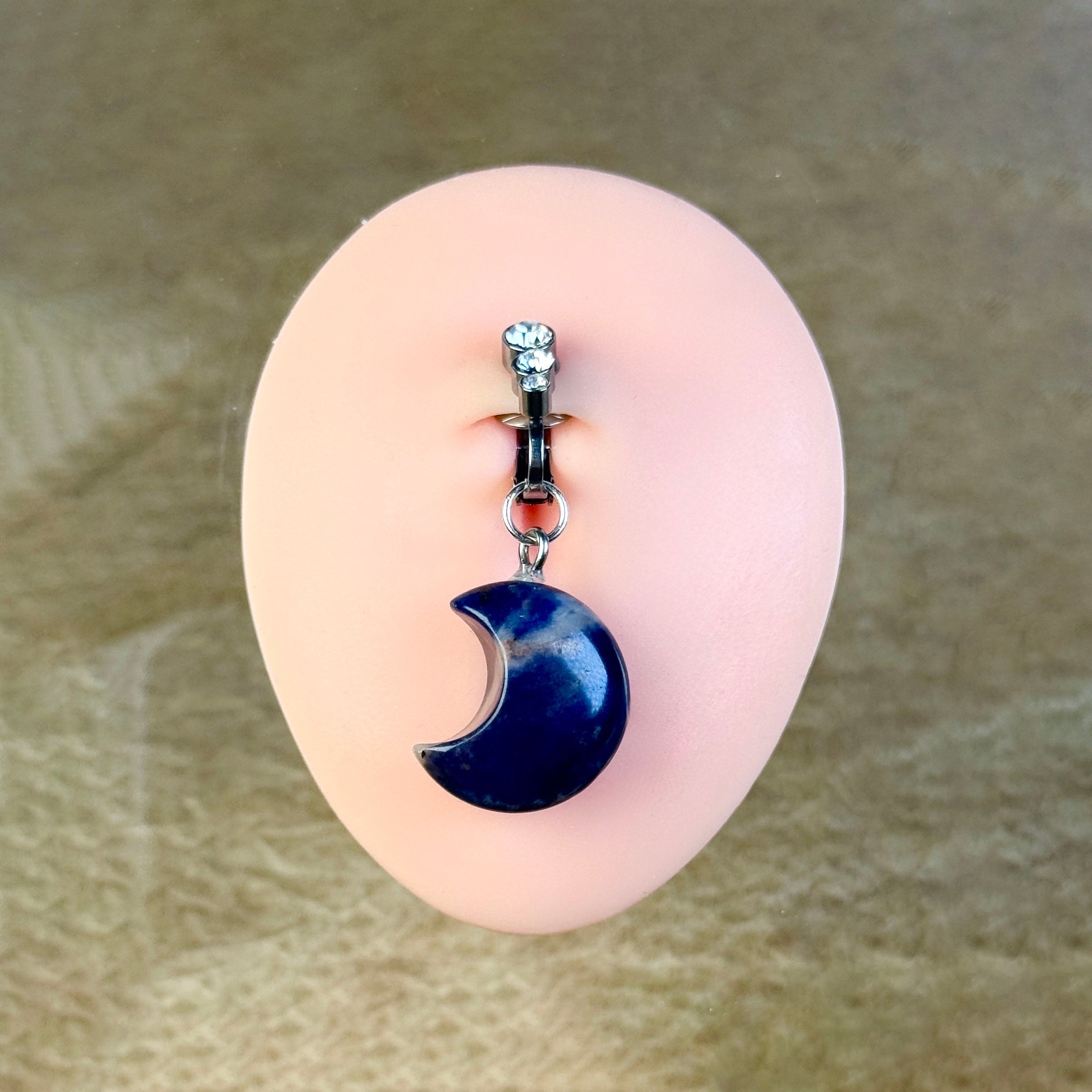 "Lunar Eclipse" Non-Piercing Navel Clip