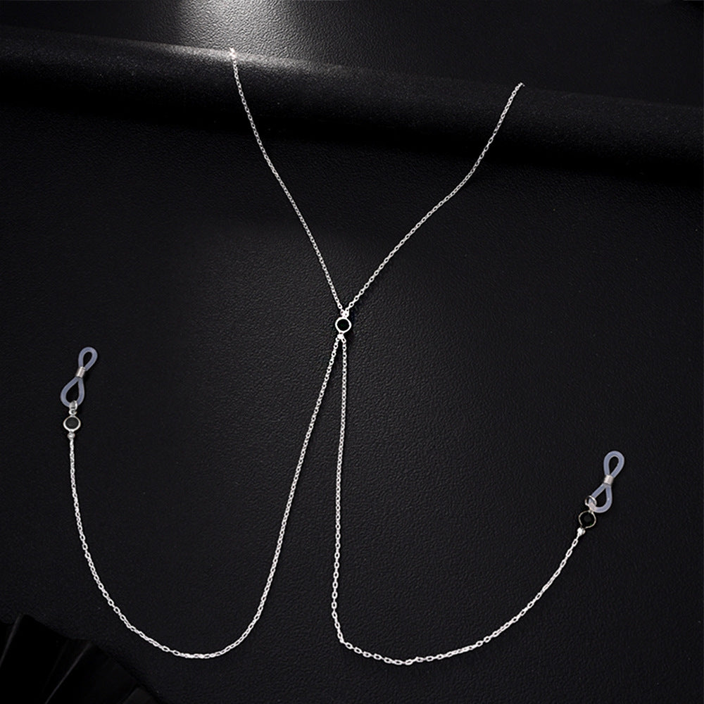 Natural Rhinestone Breast Chain