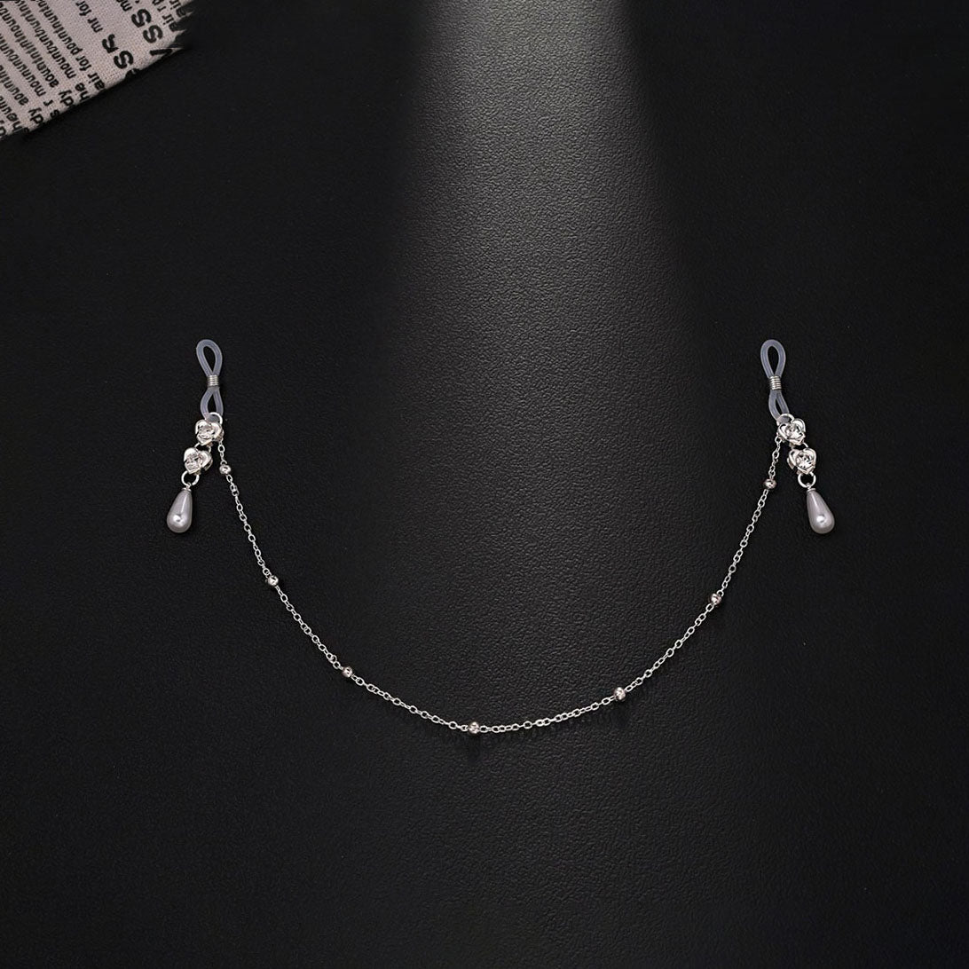 Pearl pendant nipple chain