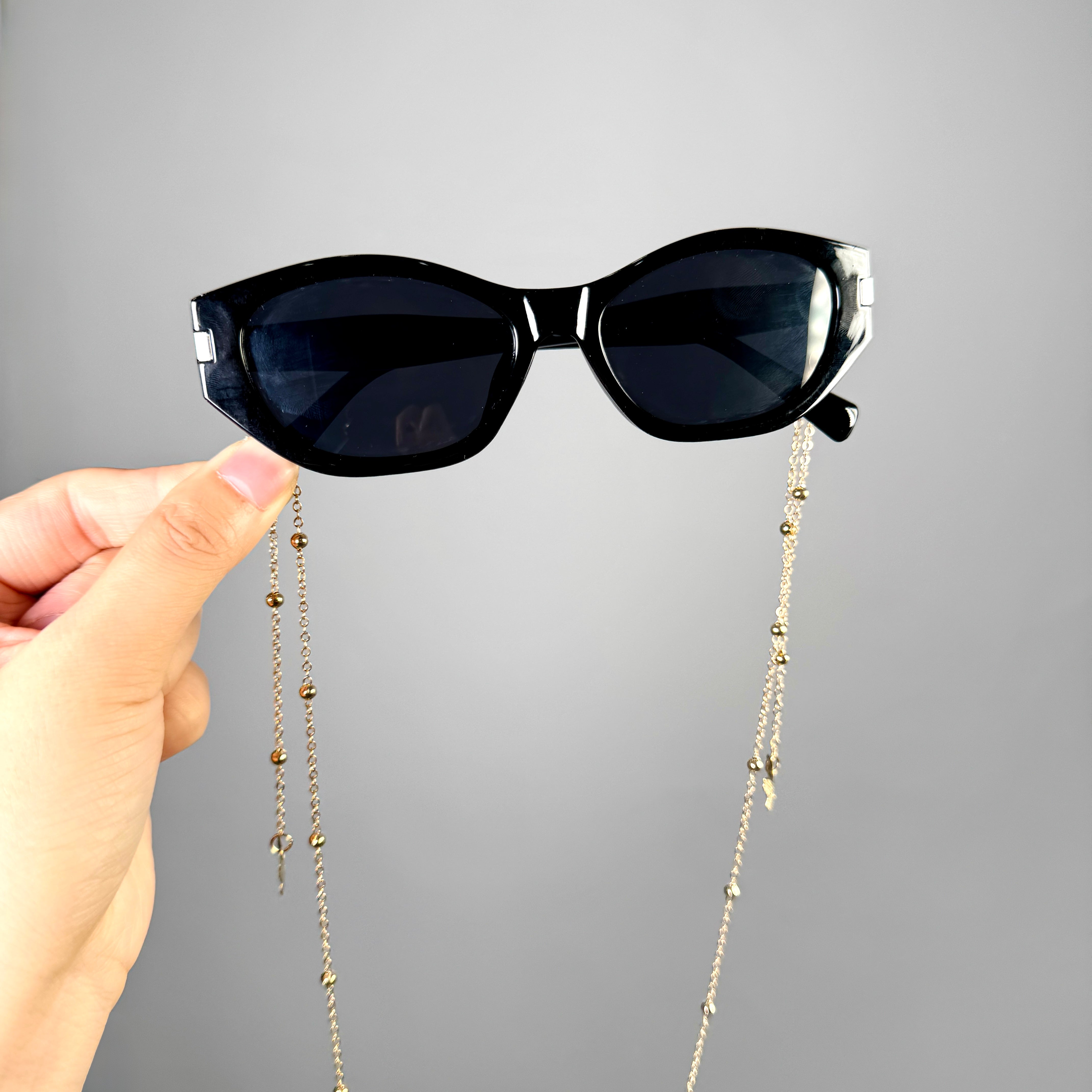 K-gold butterfly jewelry chain