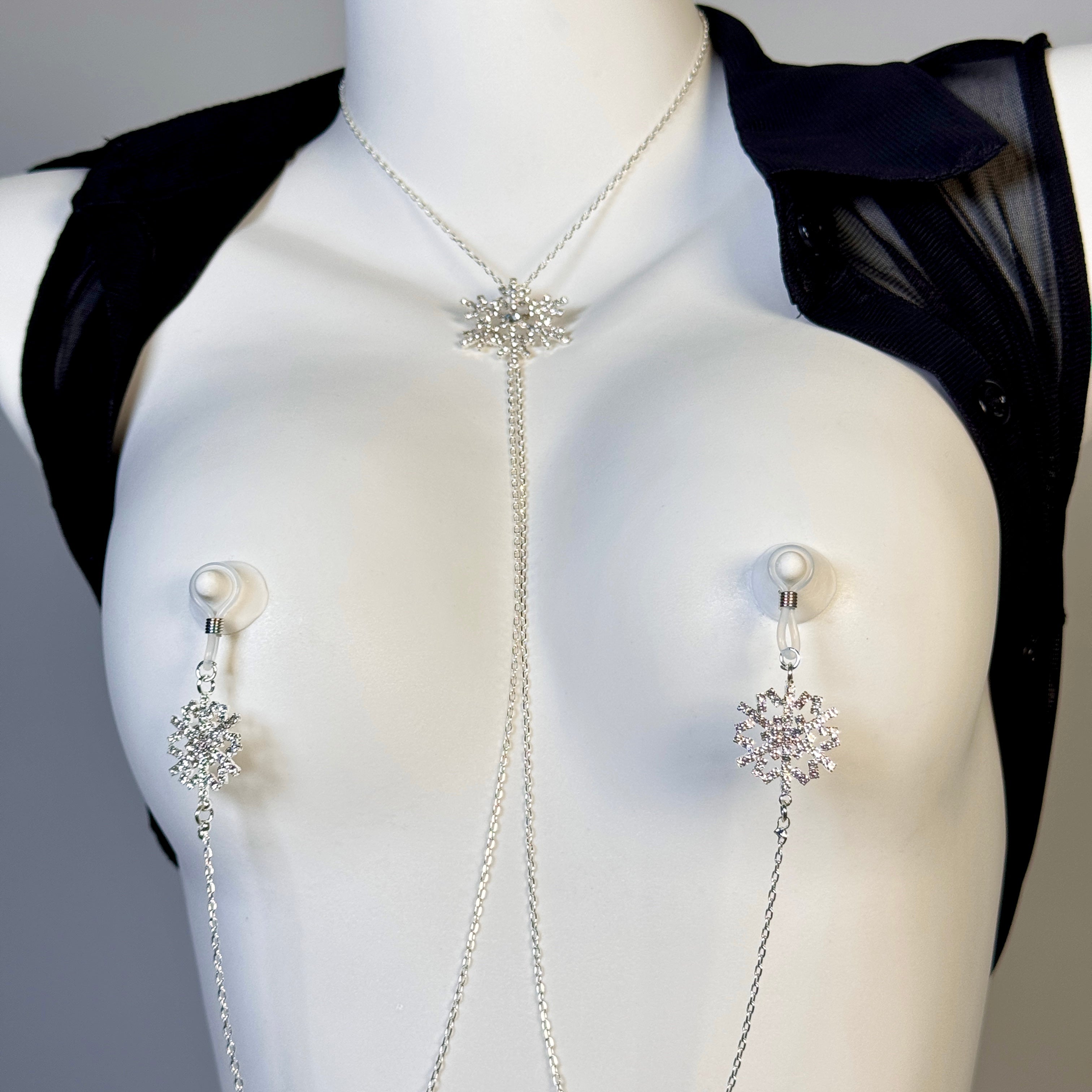 Crystal Snowflake Body Chain