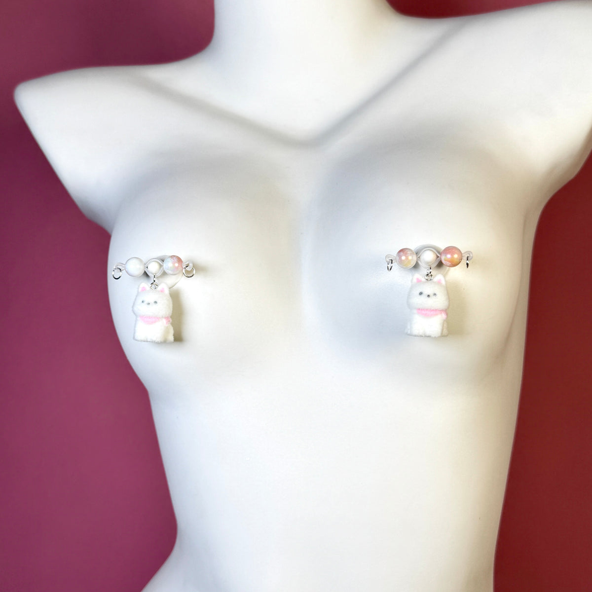 Mia Pearl Cat Clips