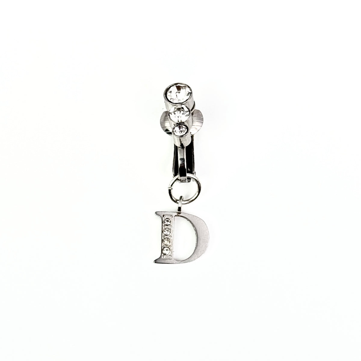 Custom Personalized Letter 'D' Navel Jewelry