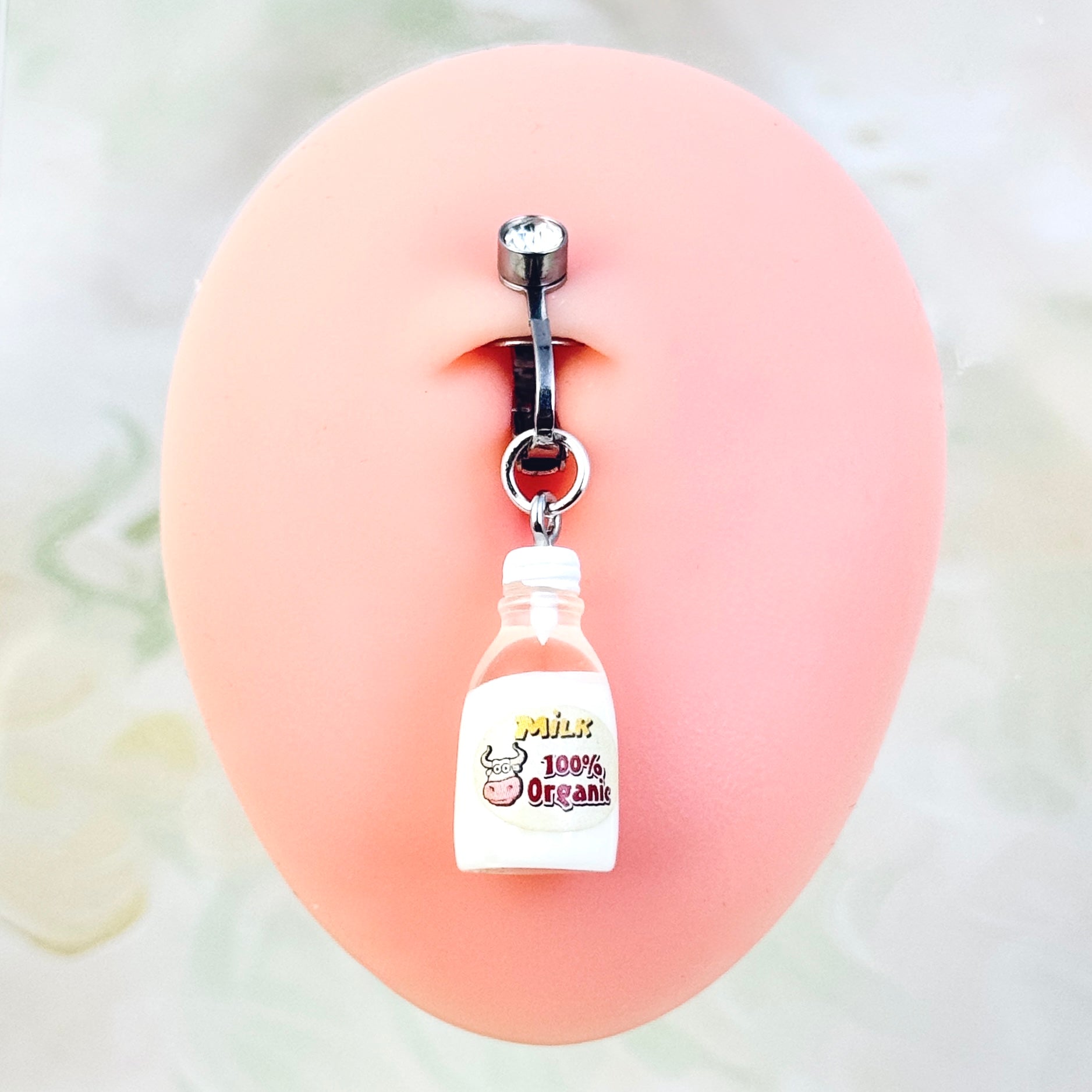Navel Ring - Milk