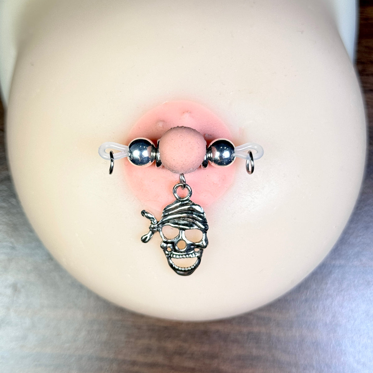 Masked Skull Nipple Clamps