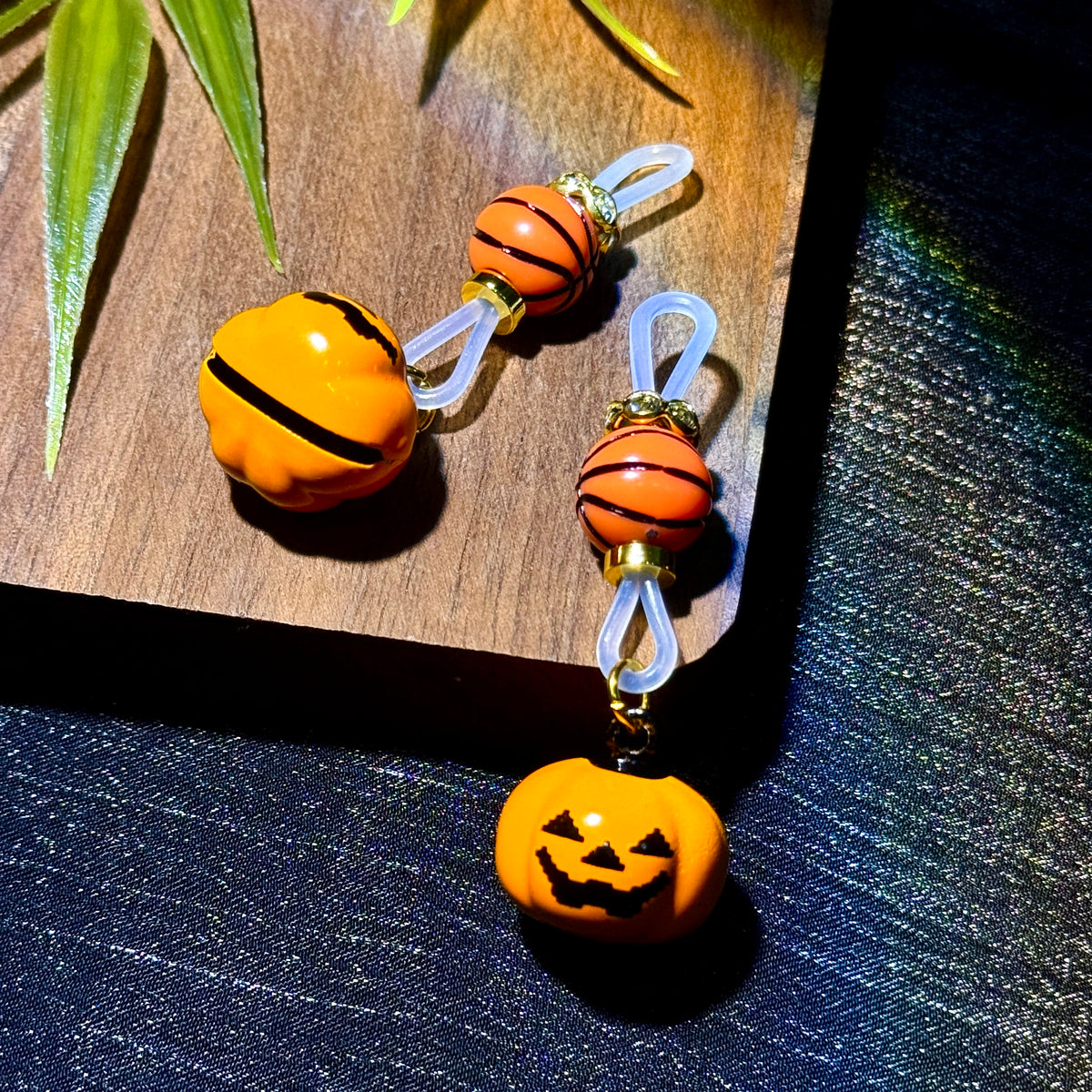 Pumpkin Game Night Charm Clip