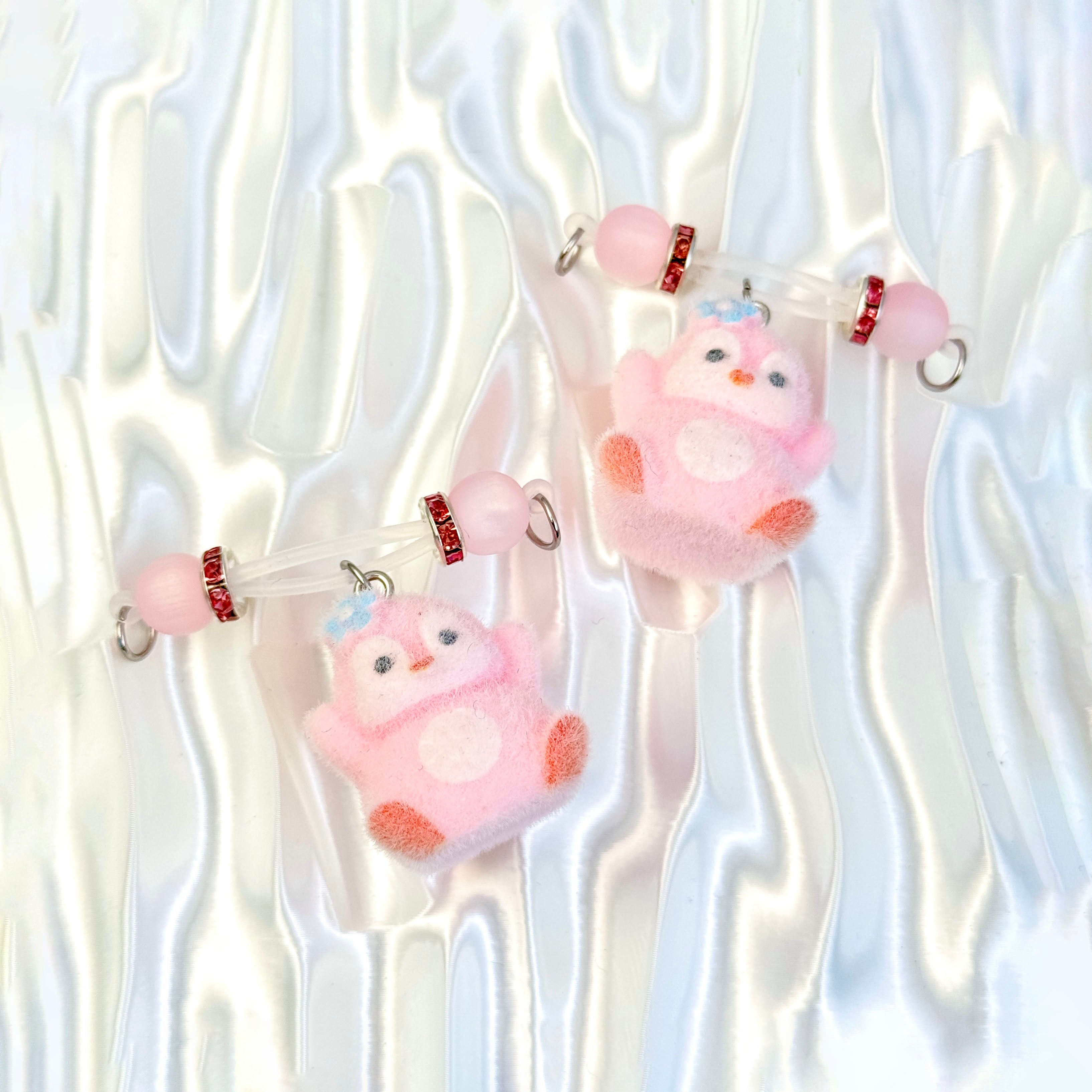 Pink Pixie Charm Nipple Clamps