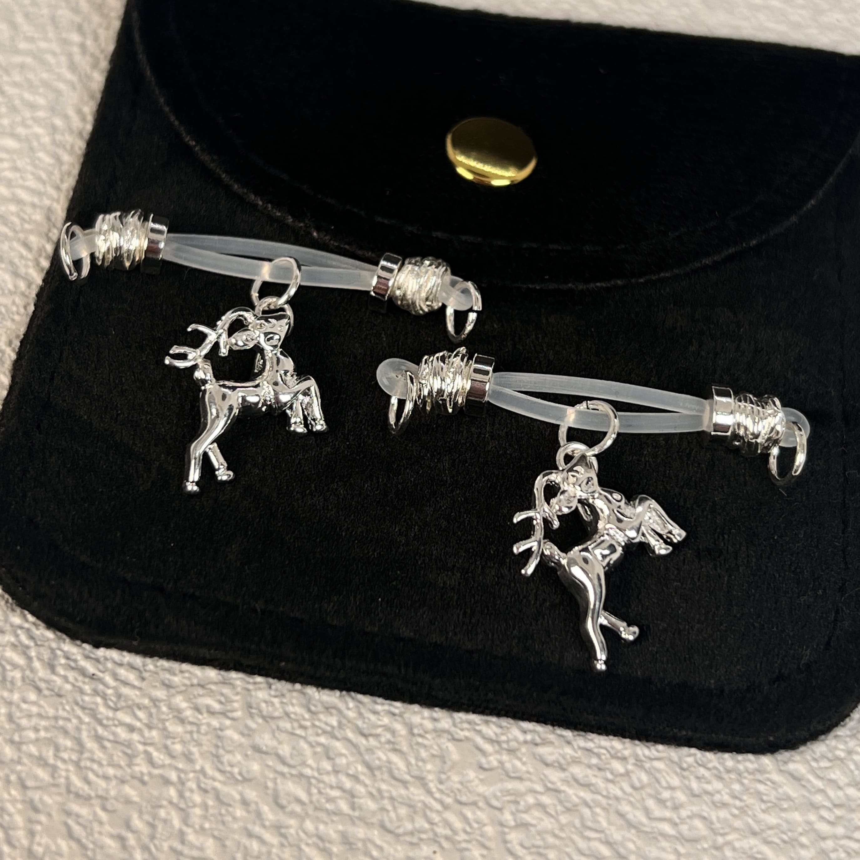 Silver Craft Deer Clip