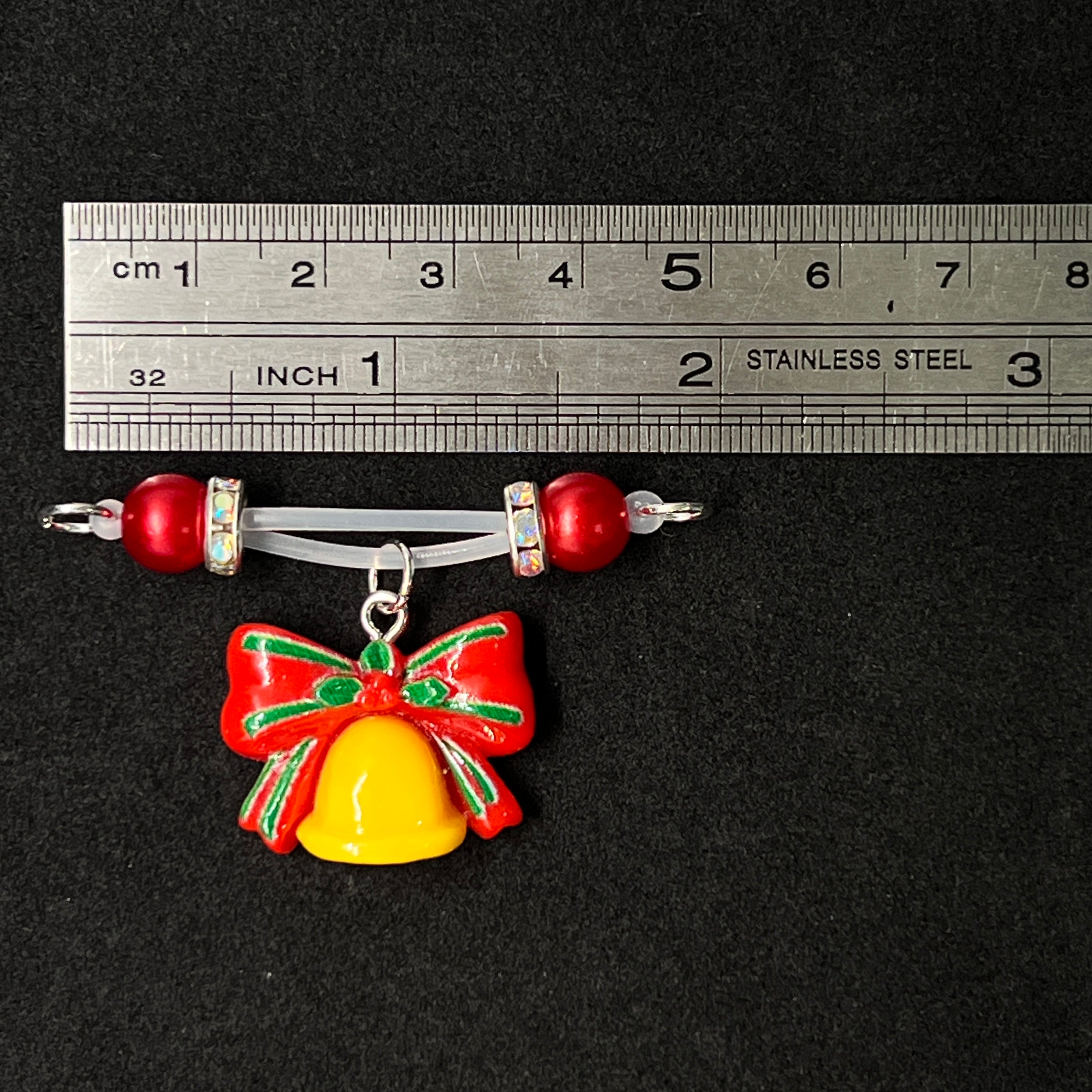 Bowknot Red Bead Nipple Accessories