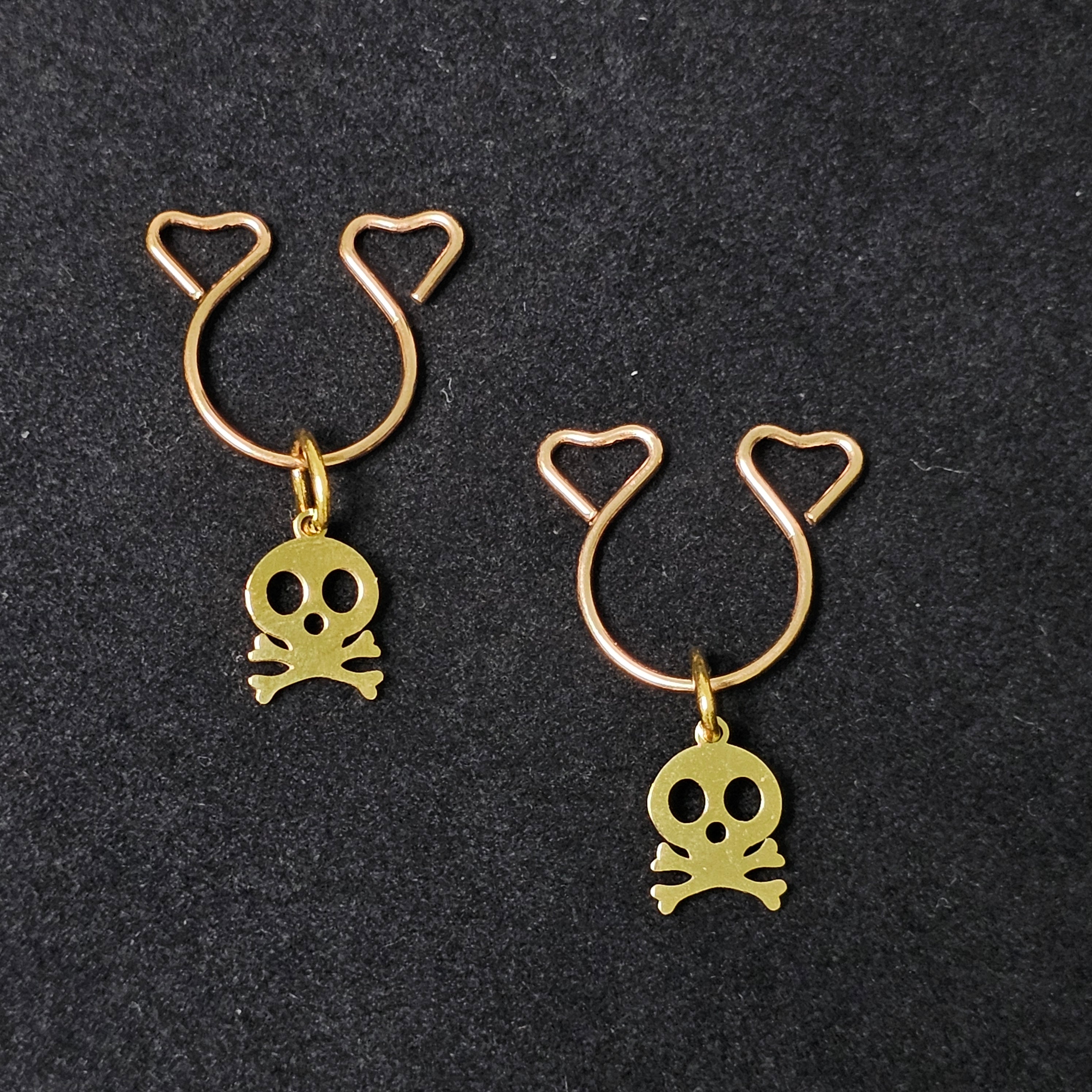 Halloween gold-plated pendant