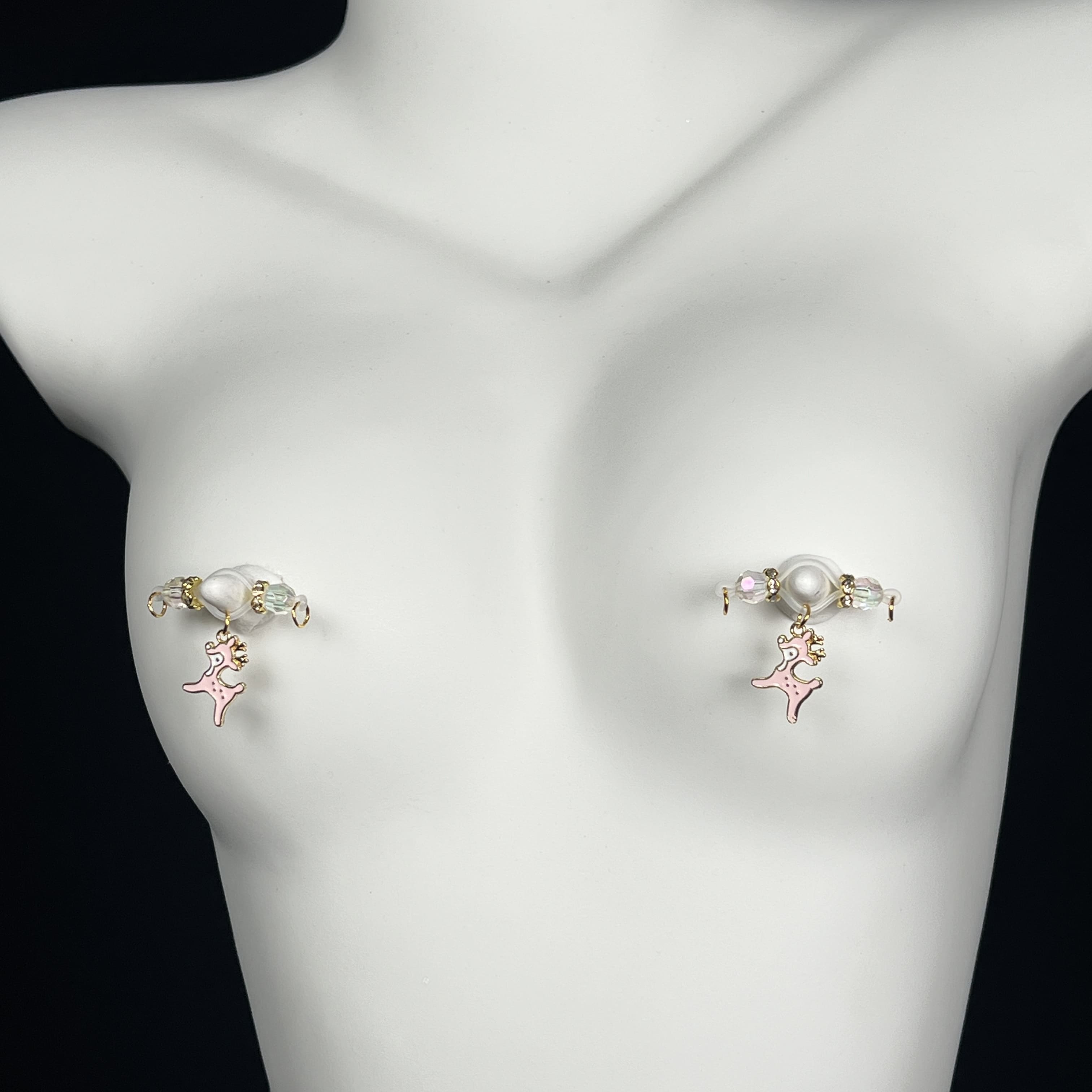 Frost Crystal Stag Clip