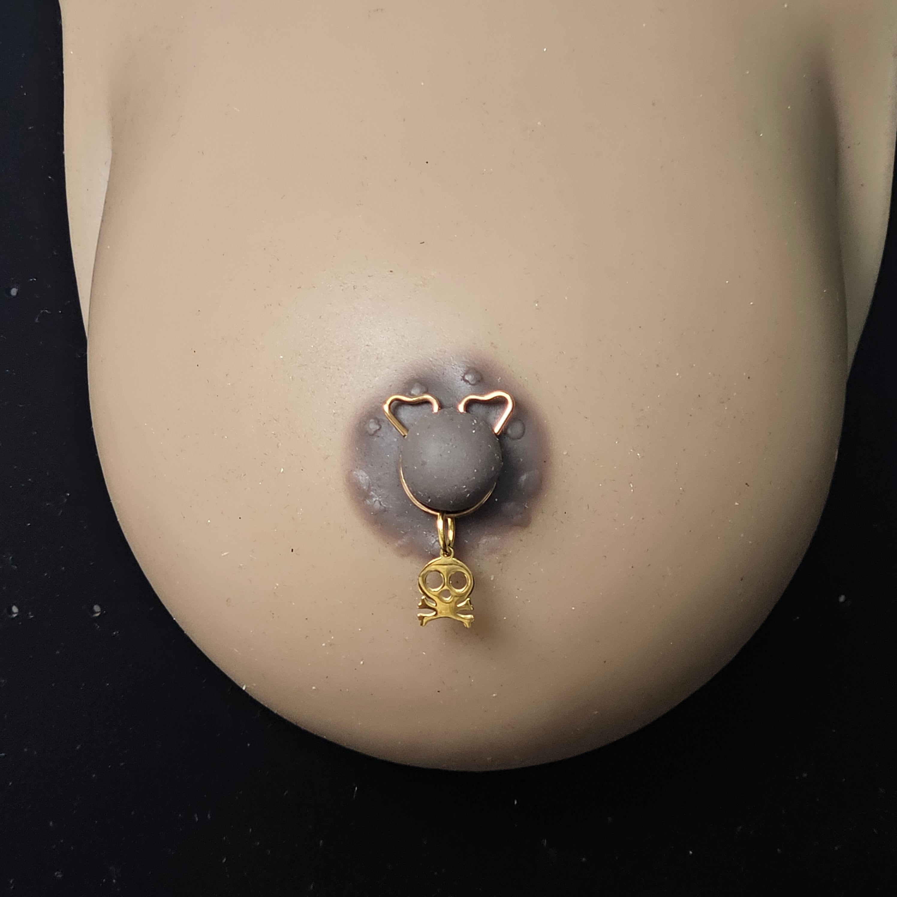 Halloween gold-plated pendant