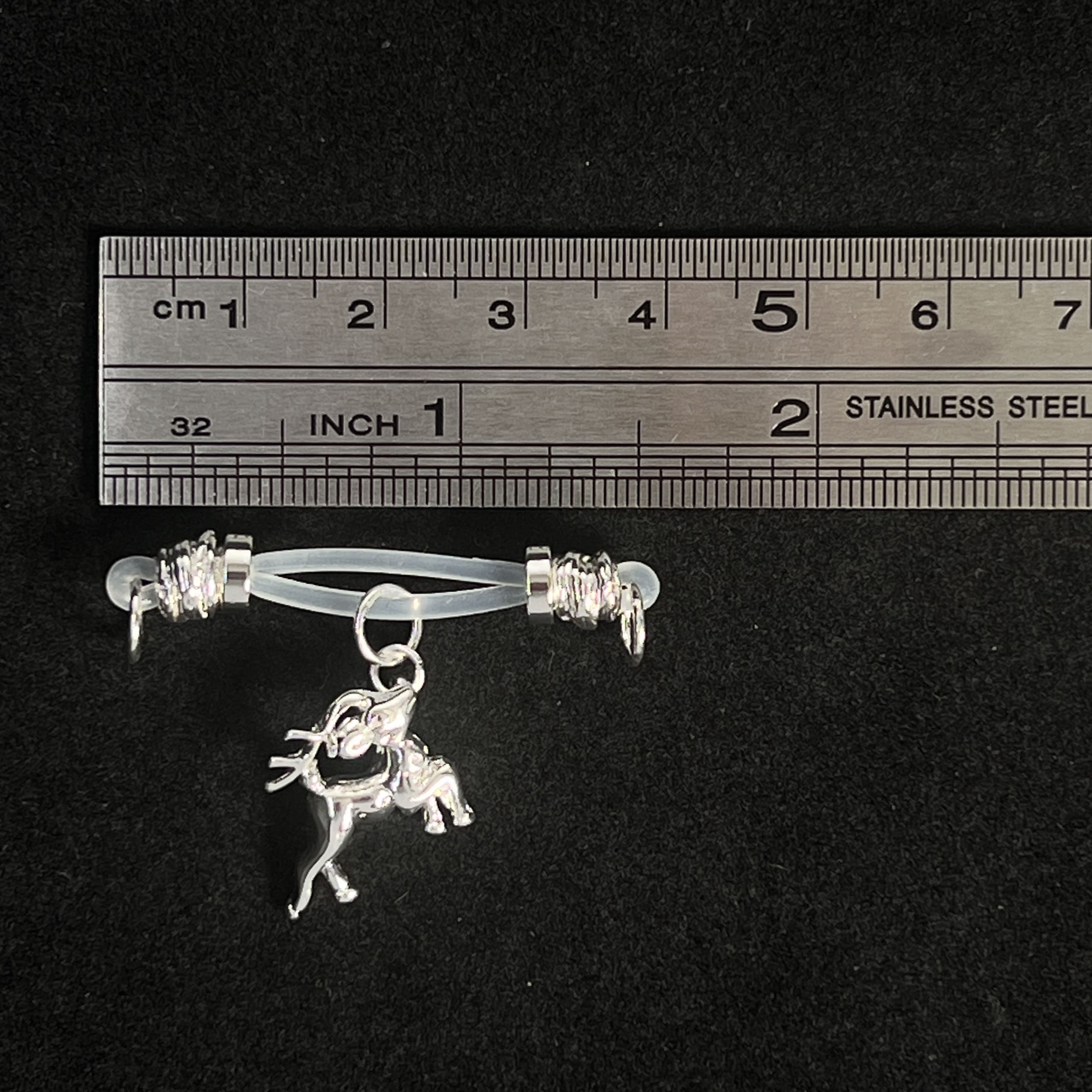 Silver Craft Deer Clip