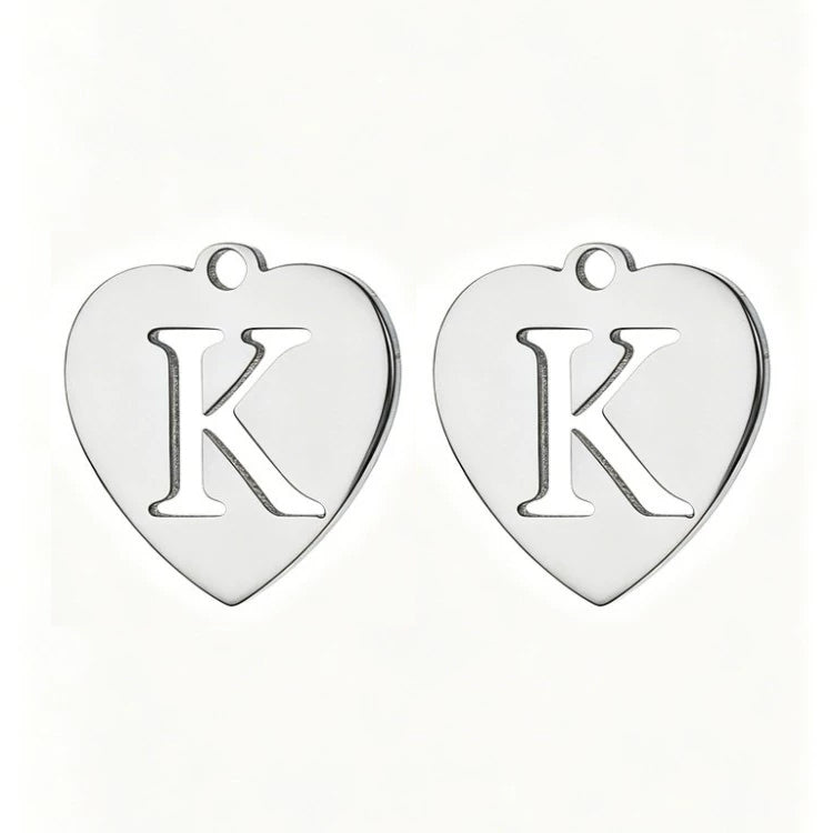 Customized initial gold crown clip