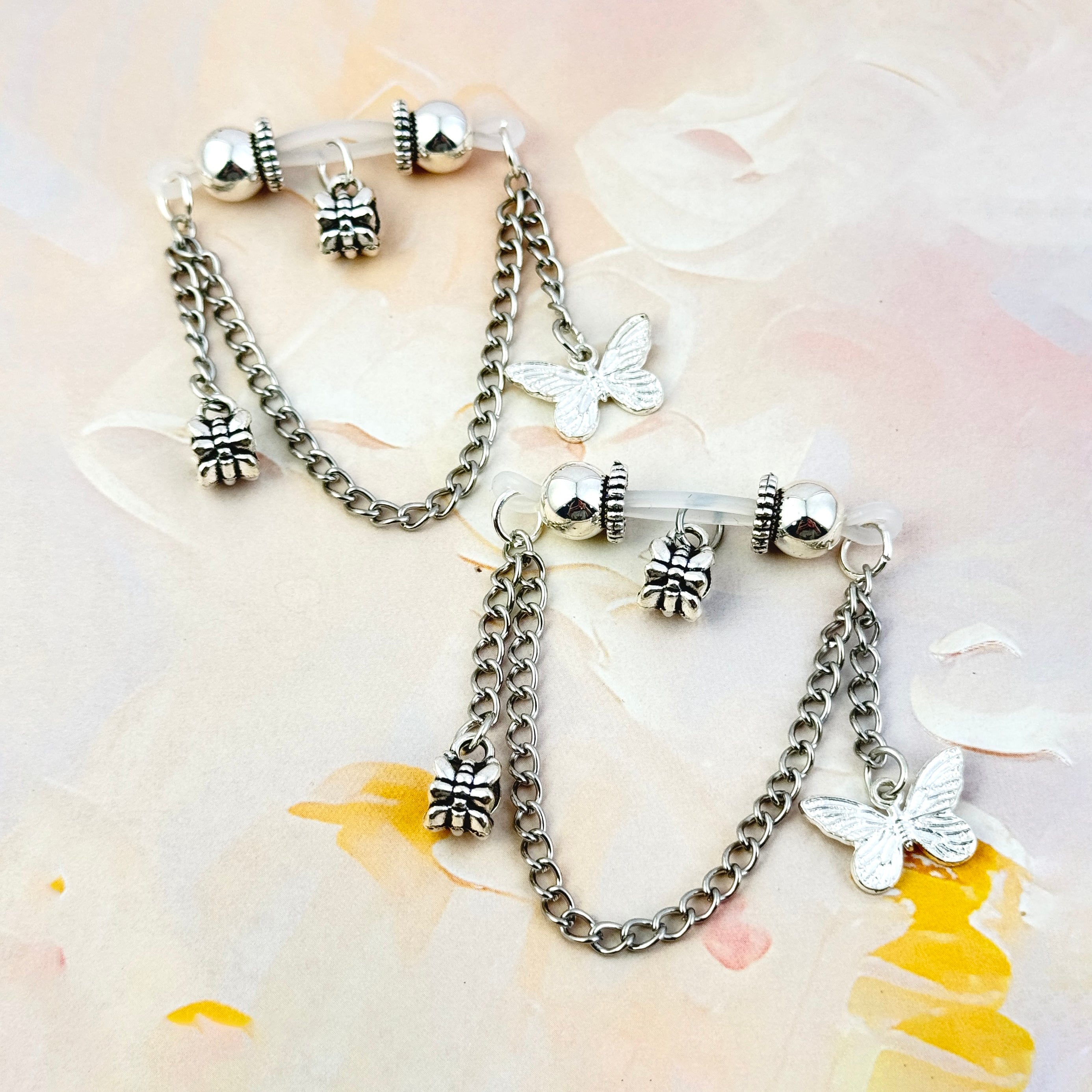 Aurelia Butterfly Lariat Chain