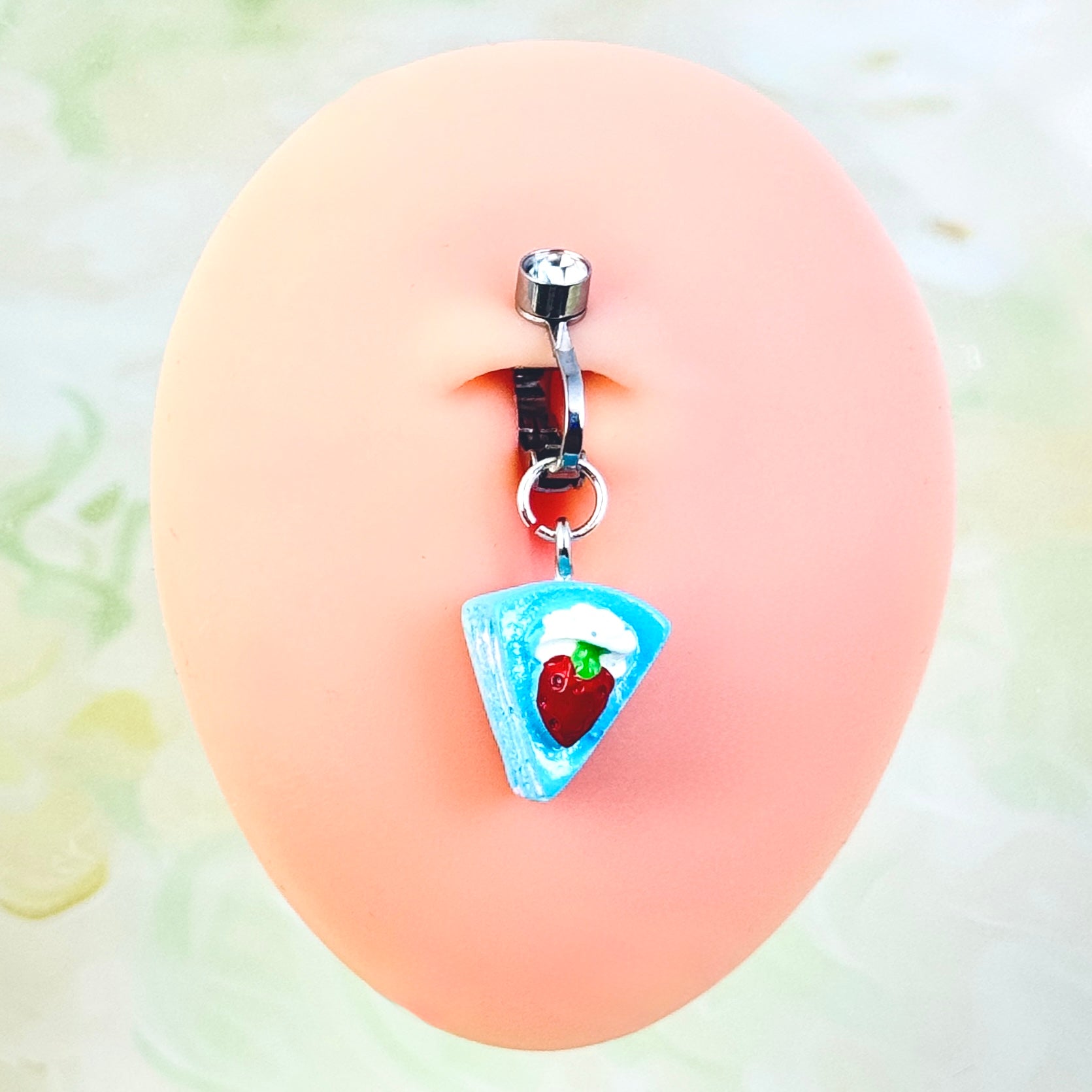 Belly button ring - have a piece of cake!
