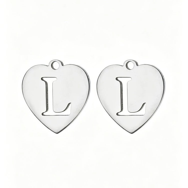 Customized initial gold crown clip