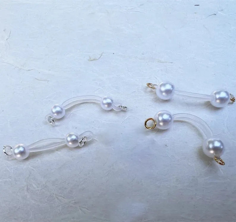 Nipple Non-Piercing with Pearl Barbell