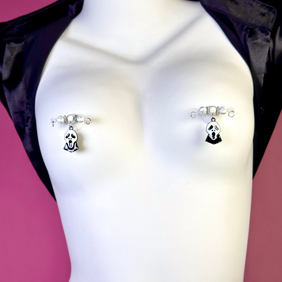 Scream Ghost Non-Piercing Nipple Clamp