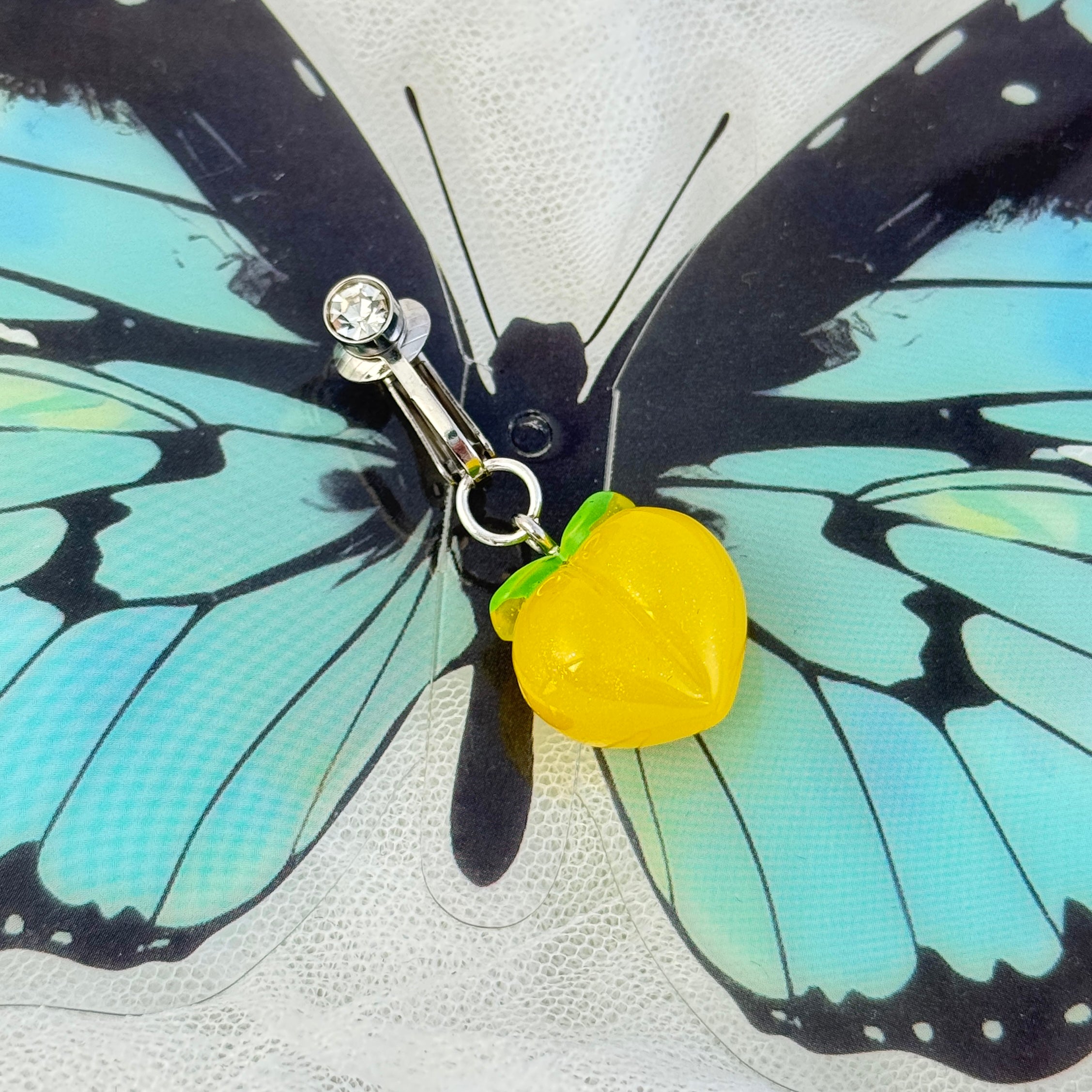 Energy Peach Adjustable Navel Clip