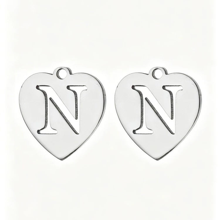 Customized initial gold crown clip