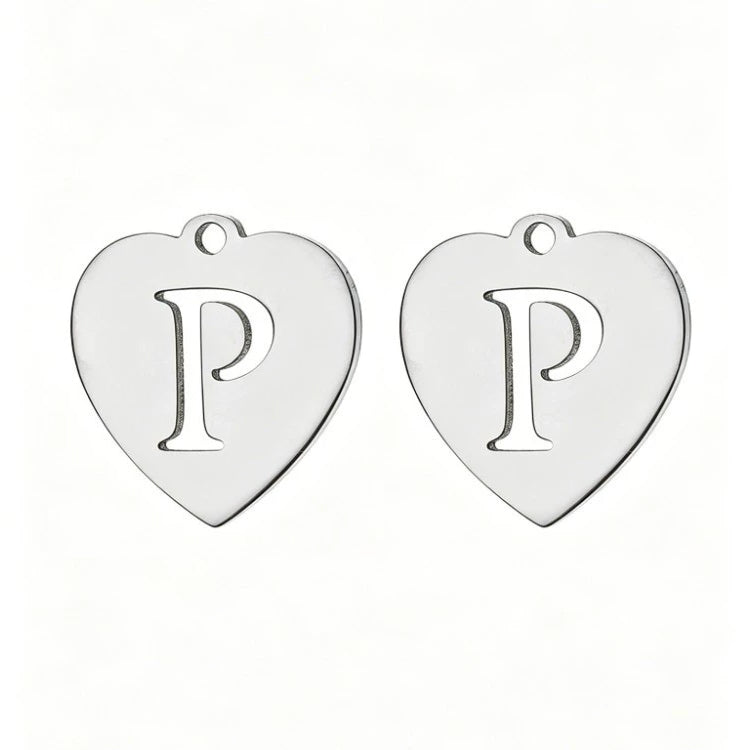 Customized initial gold crown clip