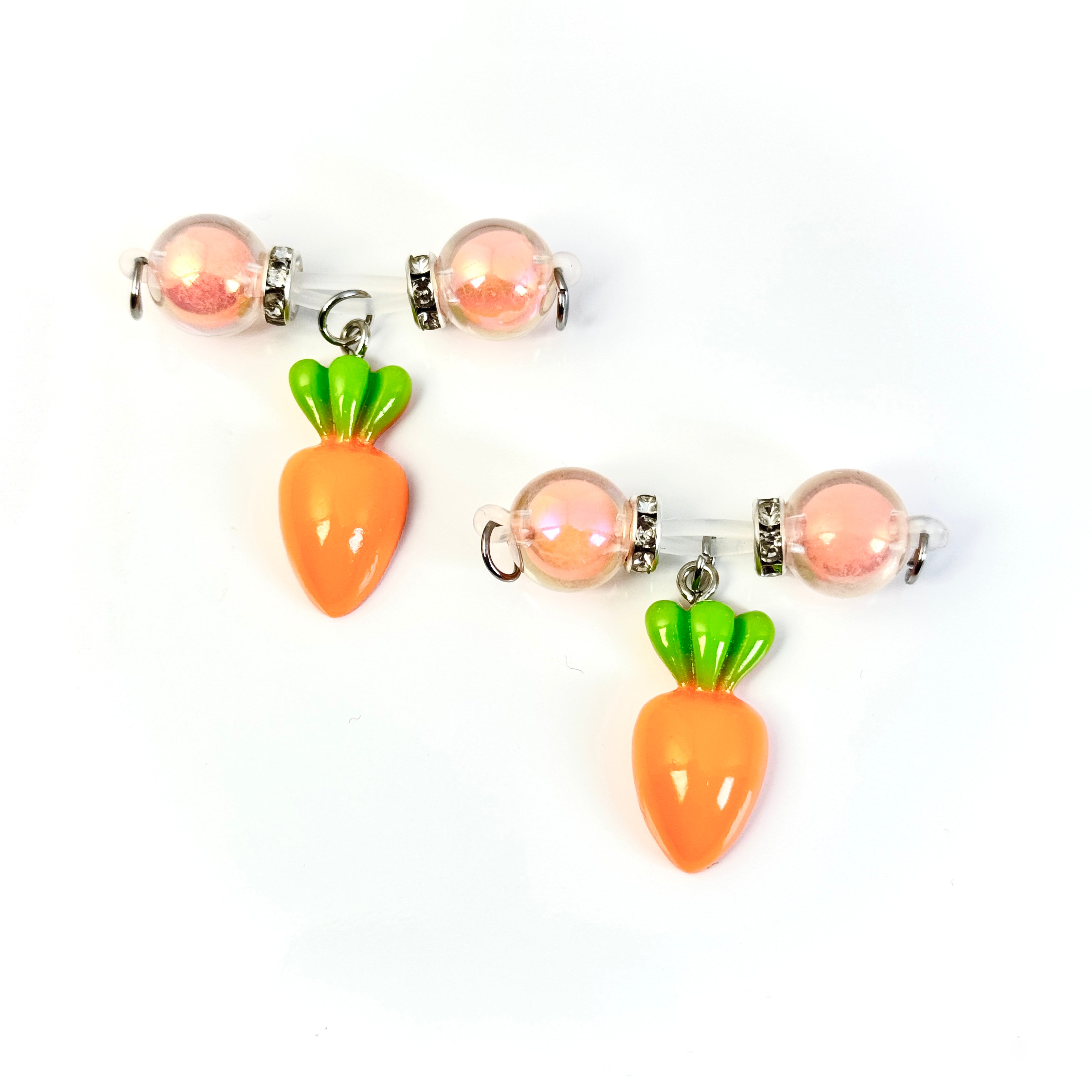 Sweet Carrot Charm Nipple Clamps