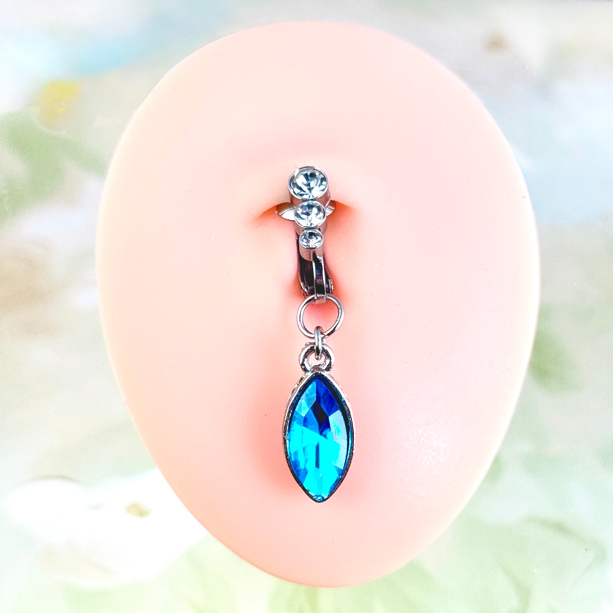 Luna Sapphire Marquise Navel Clip™