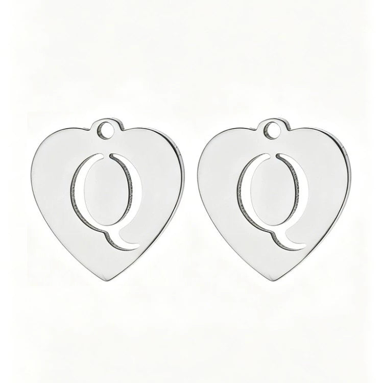Customized initial gold crown clip