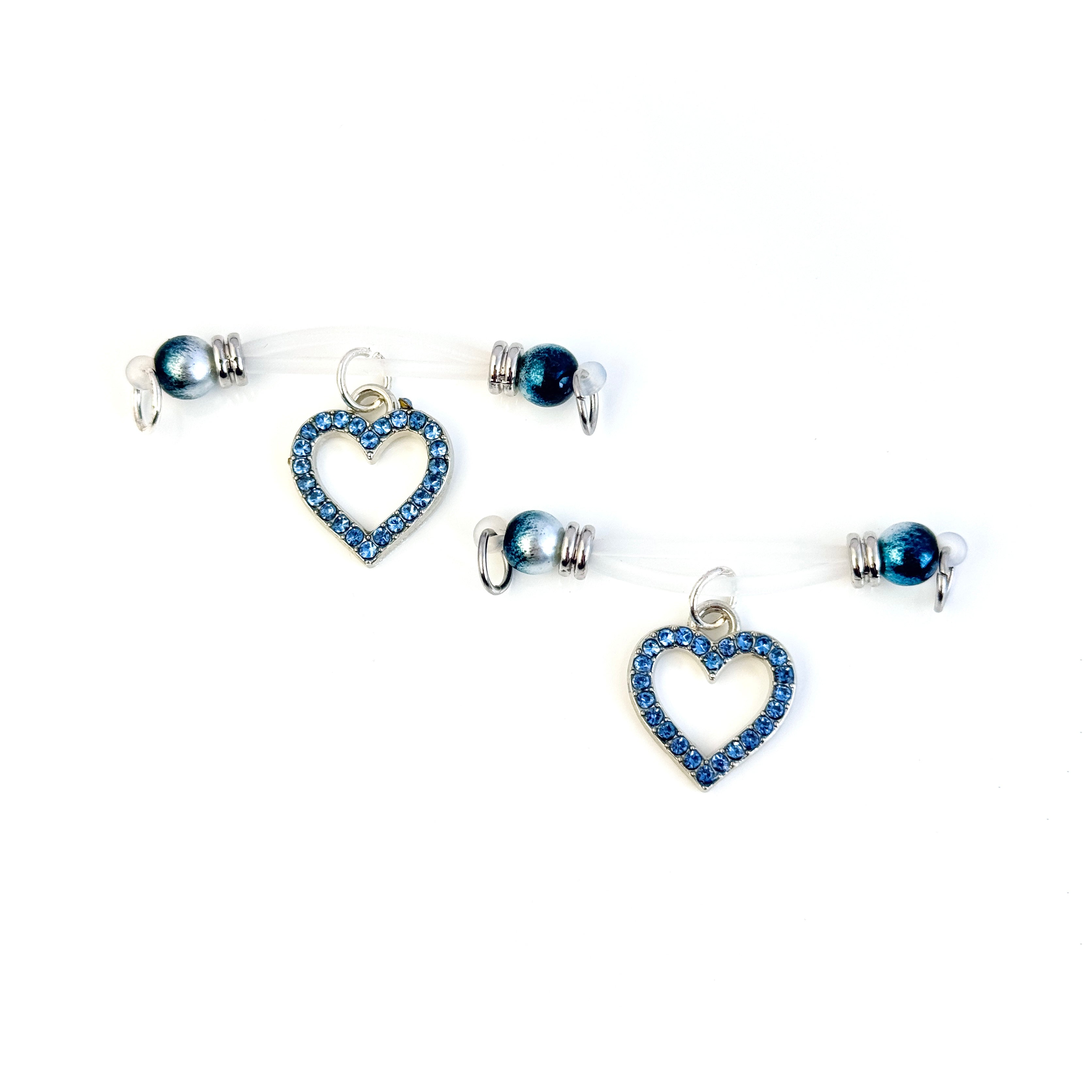Luna Sapphire Heart Clips™