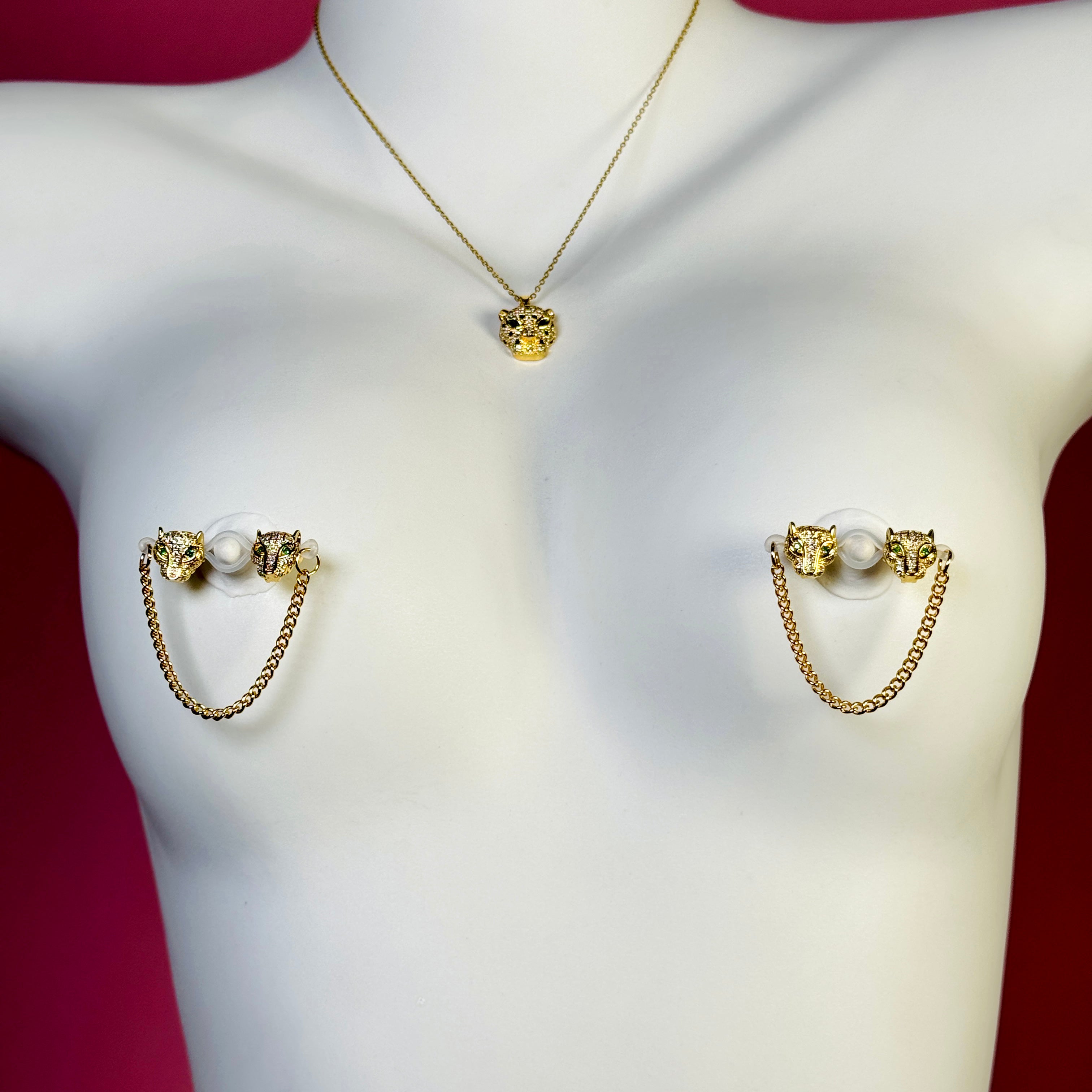 18K Gold & Silver Panther Luxe Set