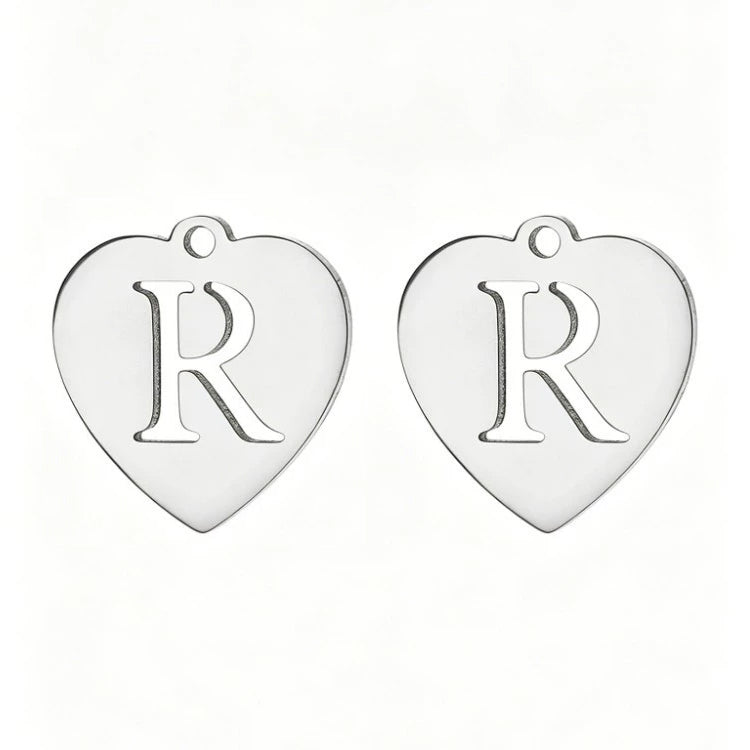 Customized initial gold crown clip