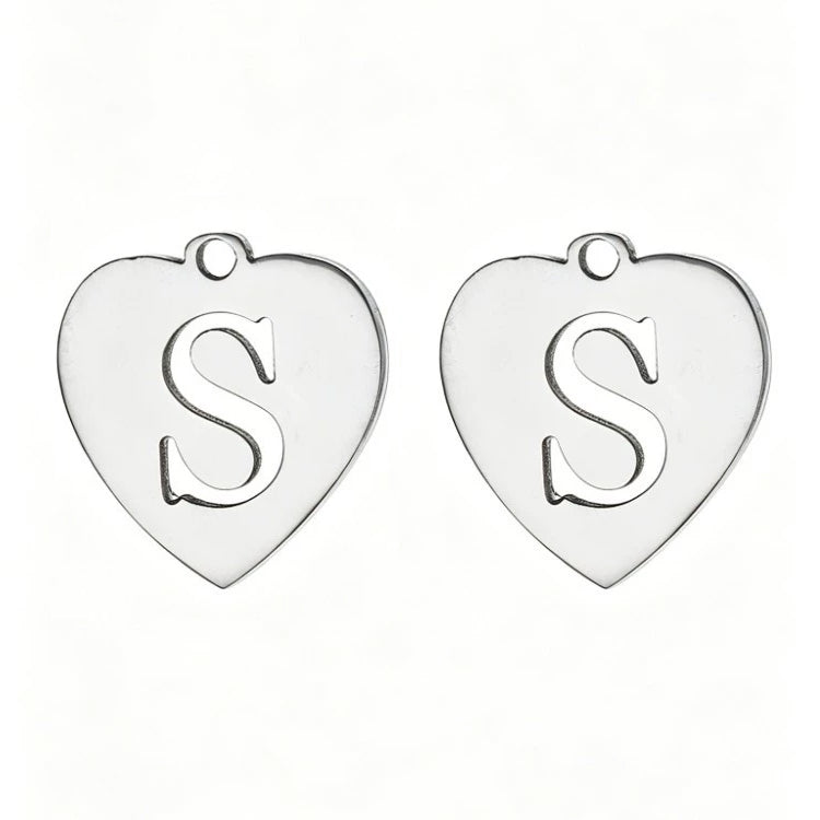 Customized initial gold crown clip