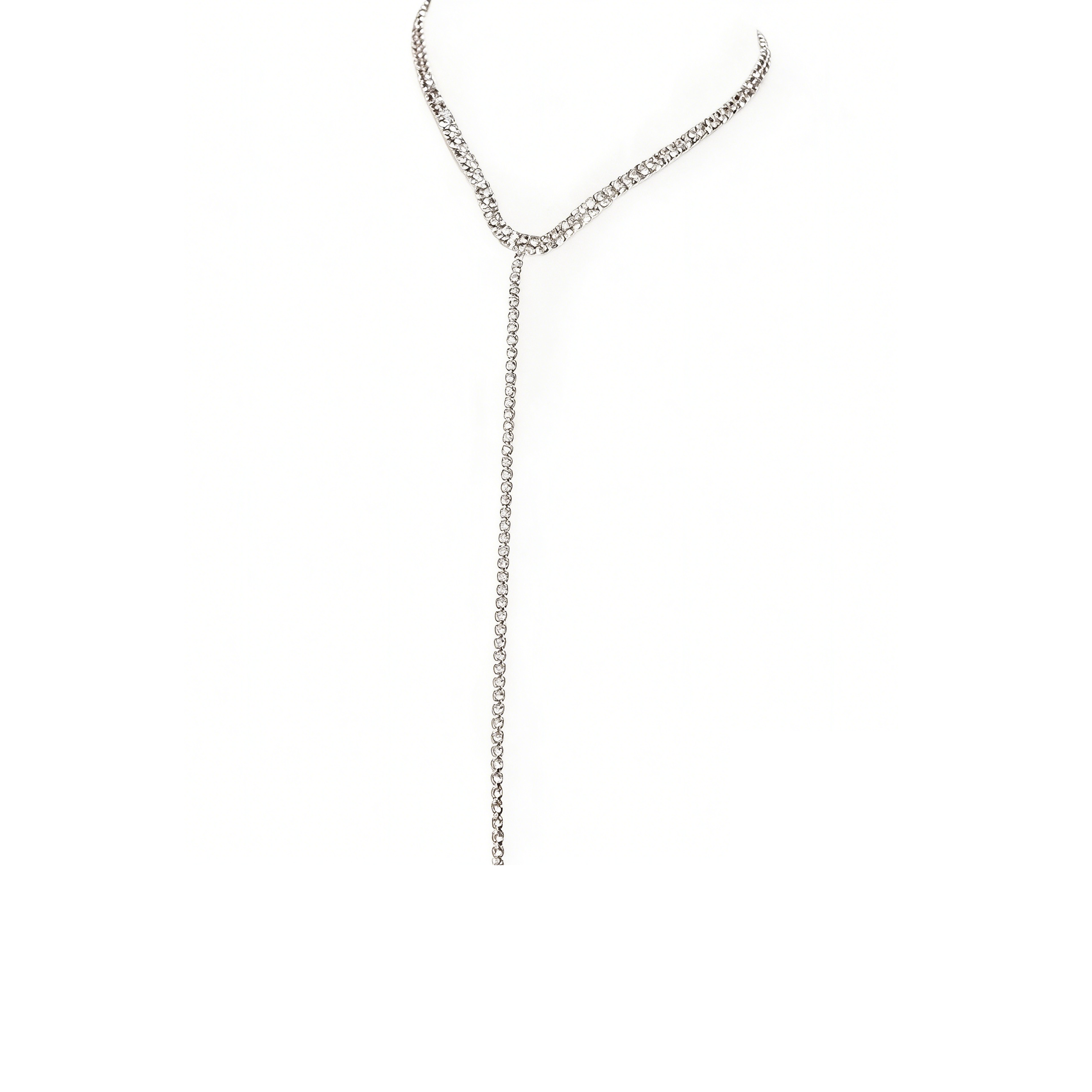 Minimalist Rhinestone Choker