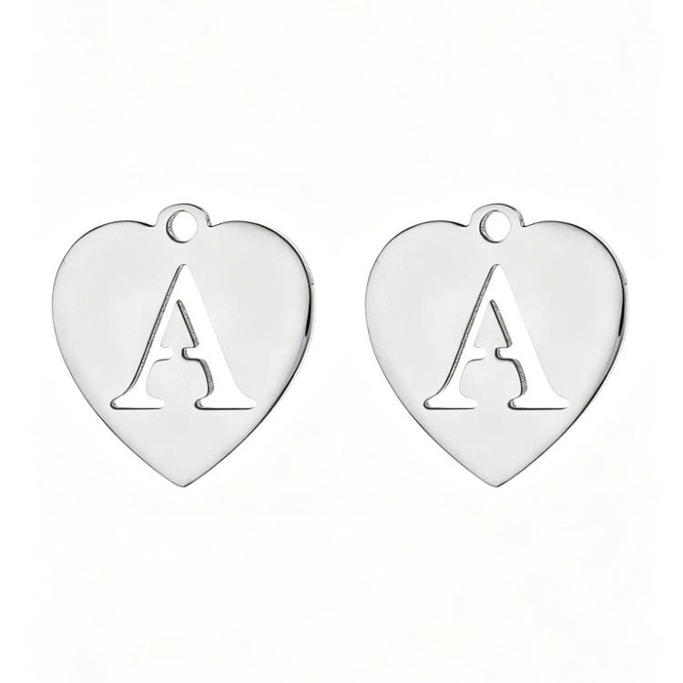 Customized initial gold crown clip