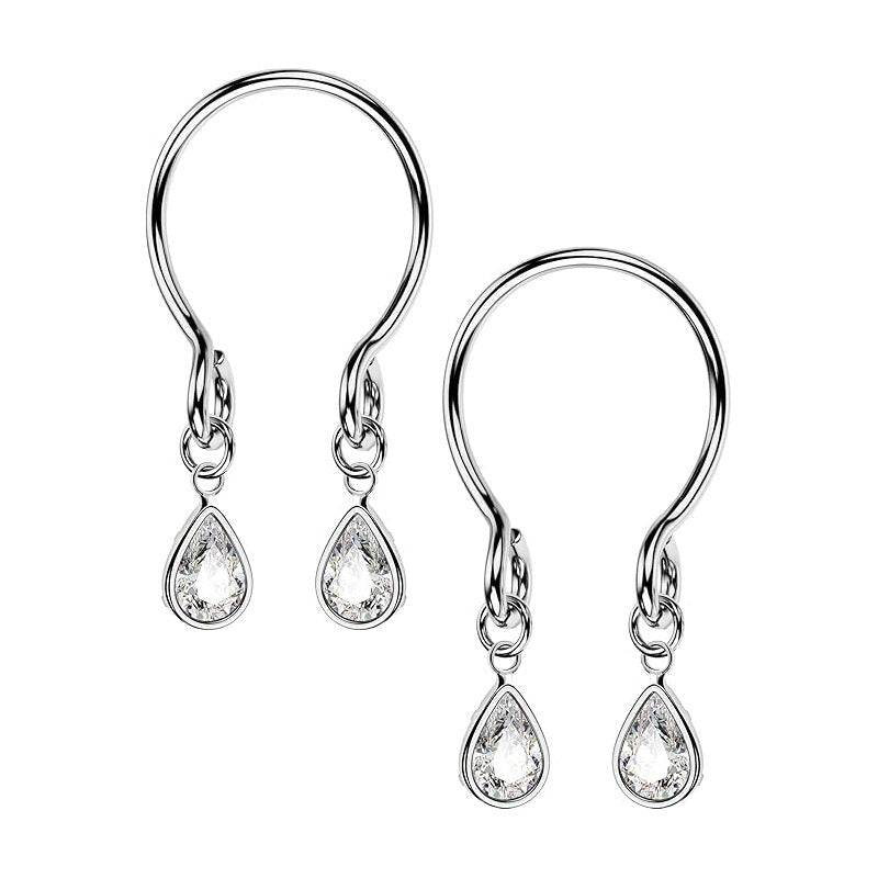 Punk-Style Spiked U-Shaped Nipple Ring