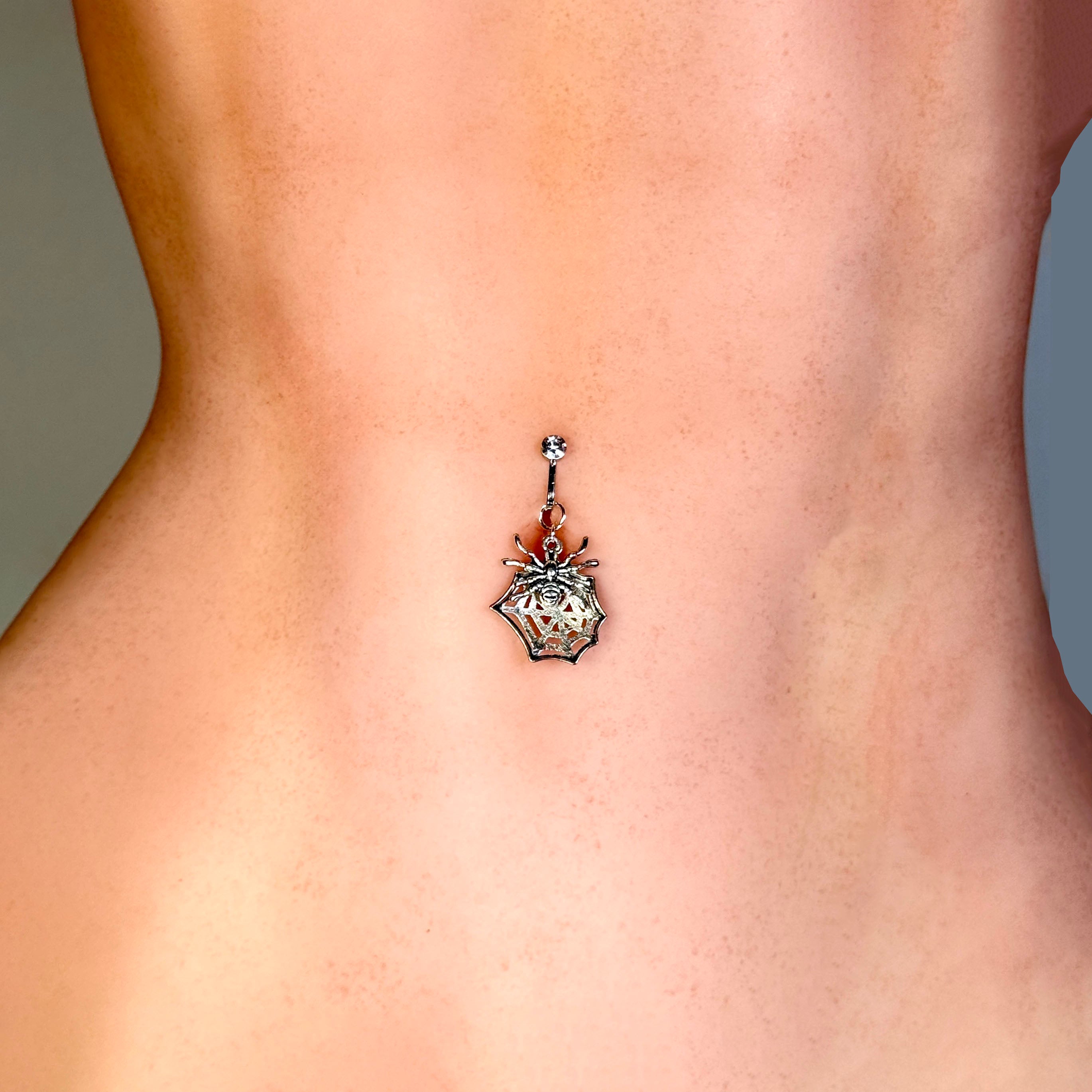 Venom Spider Non-Piercing Navel Clip