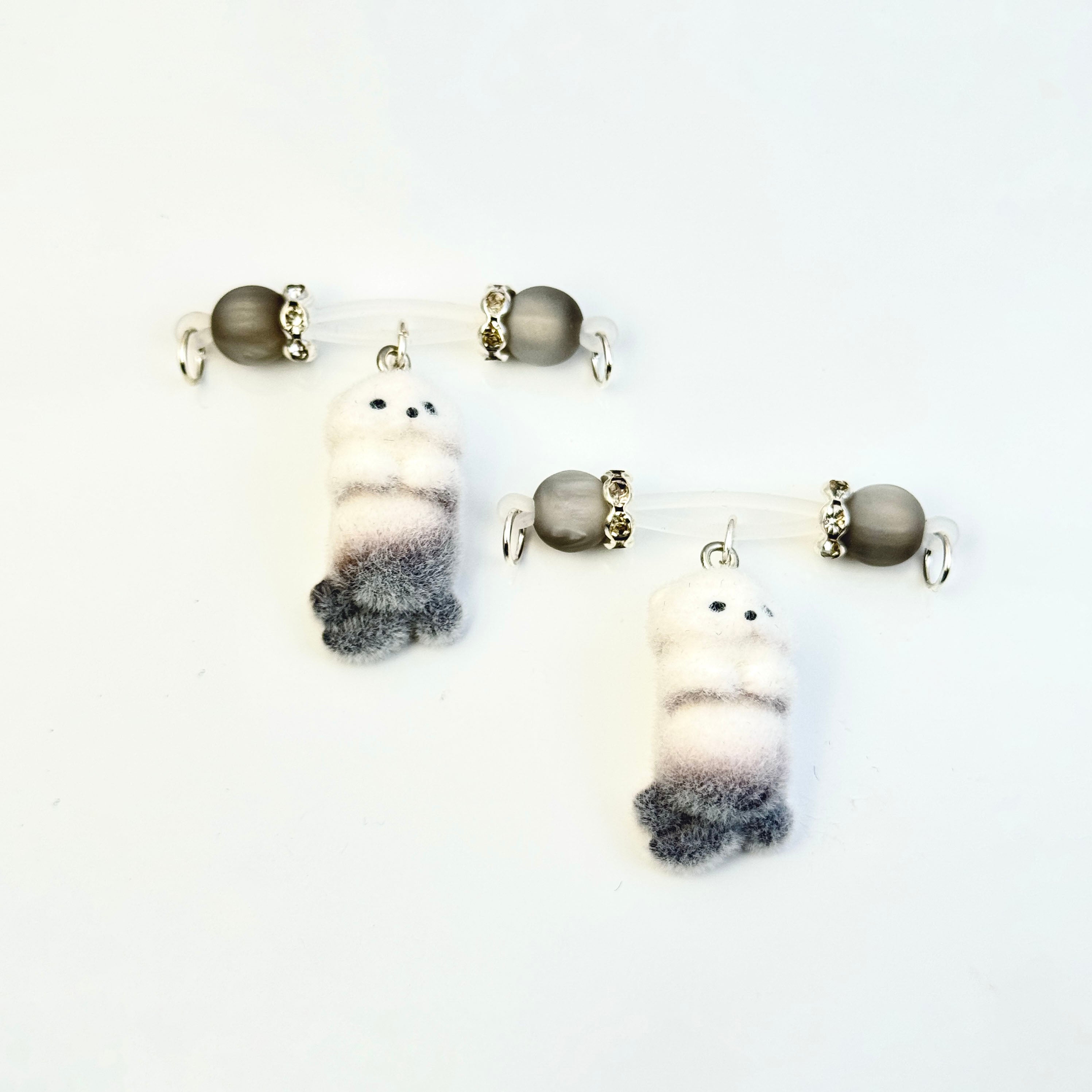 Teddy Bear Pearl Nipple Clamps