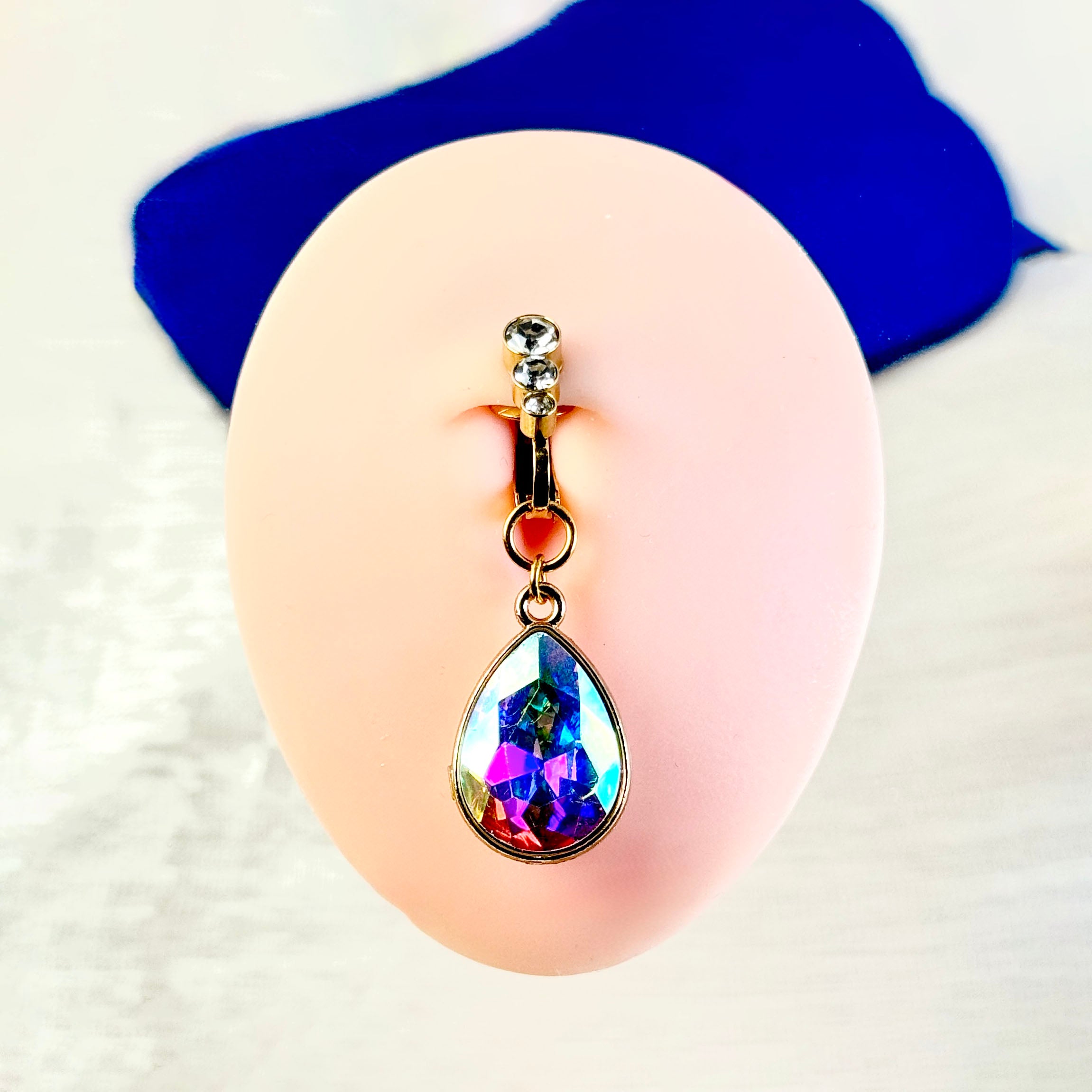 Aurora Crystal Drop Navel Clip™