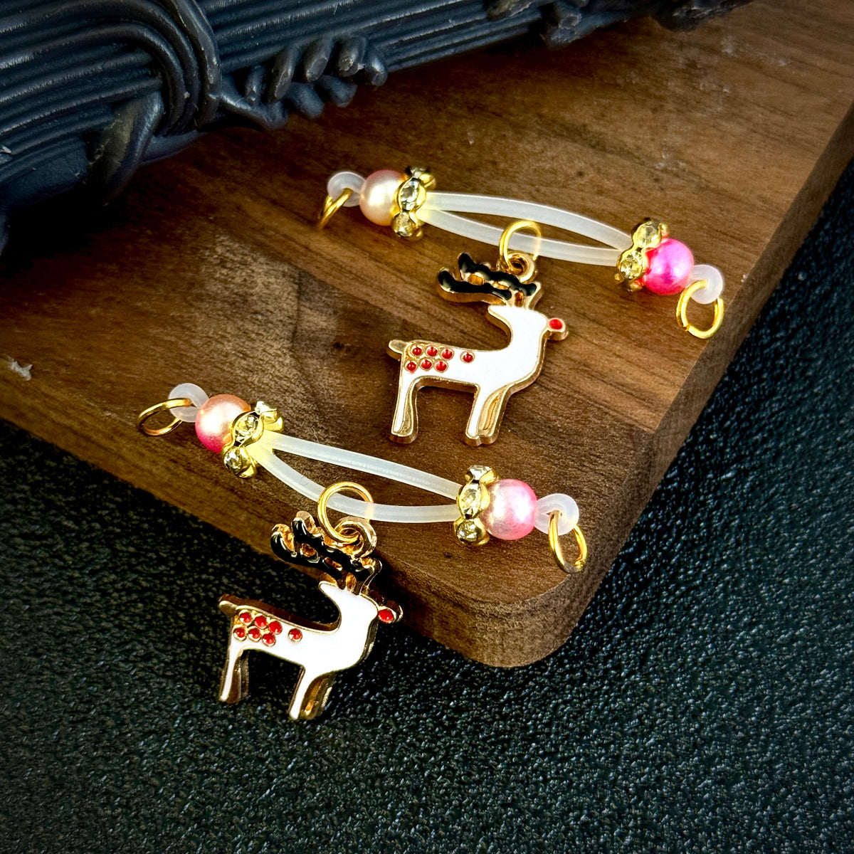 Luna Reindeer Pearl Clips™