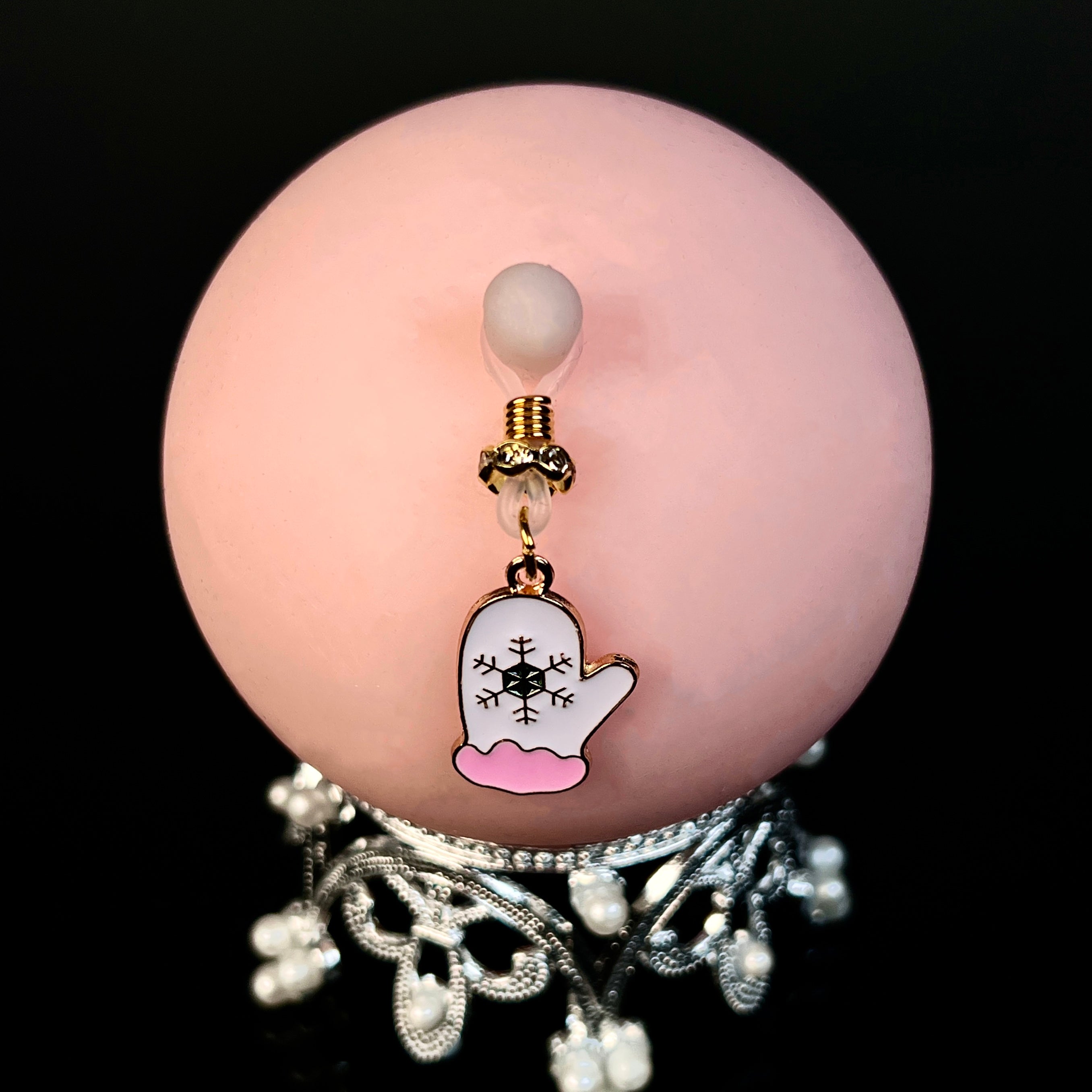 Pink Glove Spark Clamp