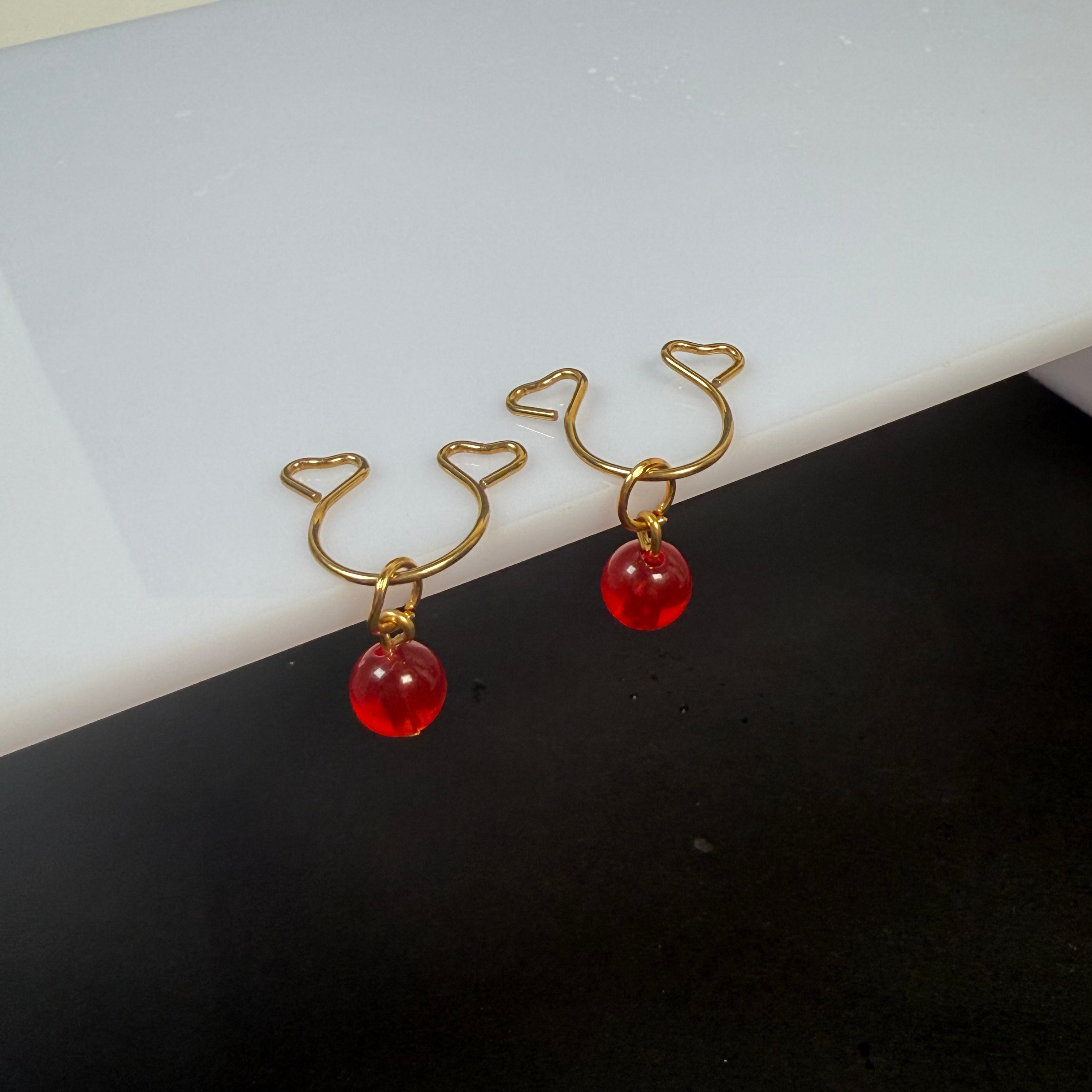 Adjustable Breast Clamp - Red Energy Stone