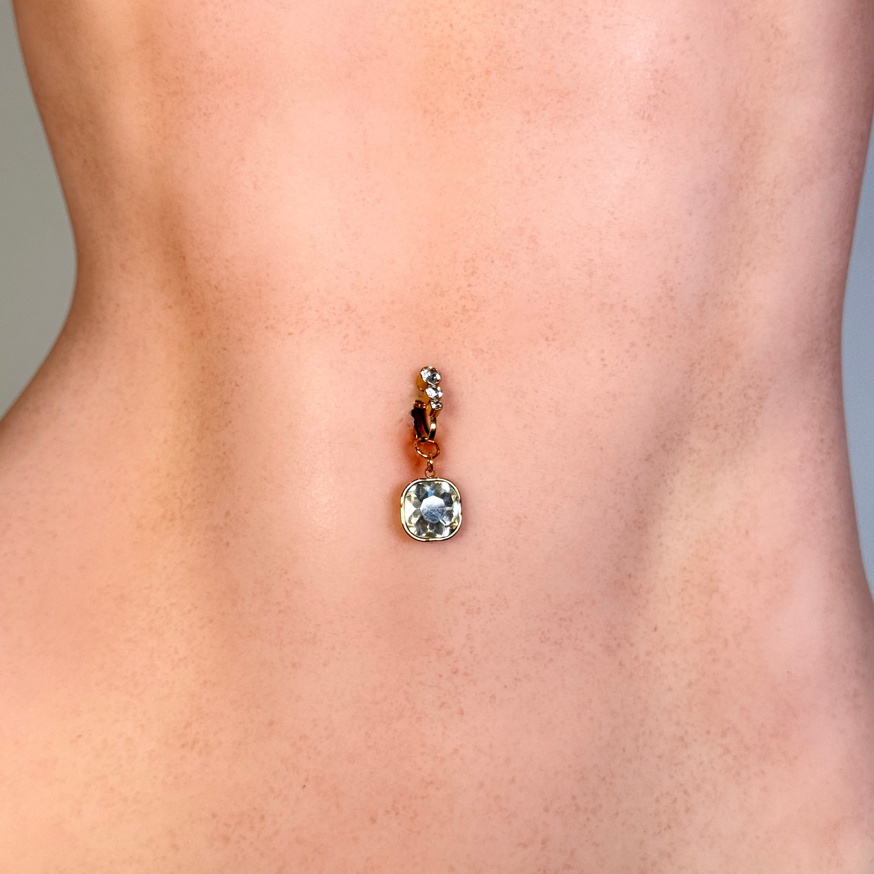 Aurora Gem Non-Piercing Navel Jewelry