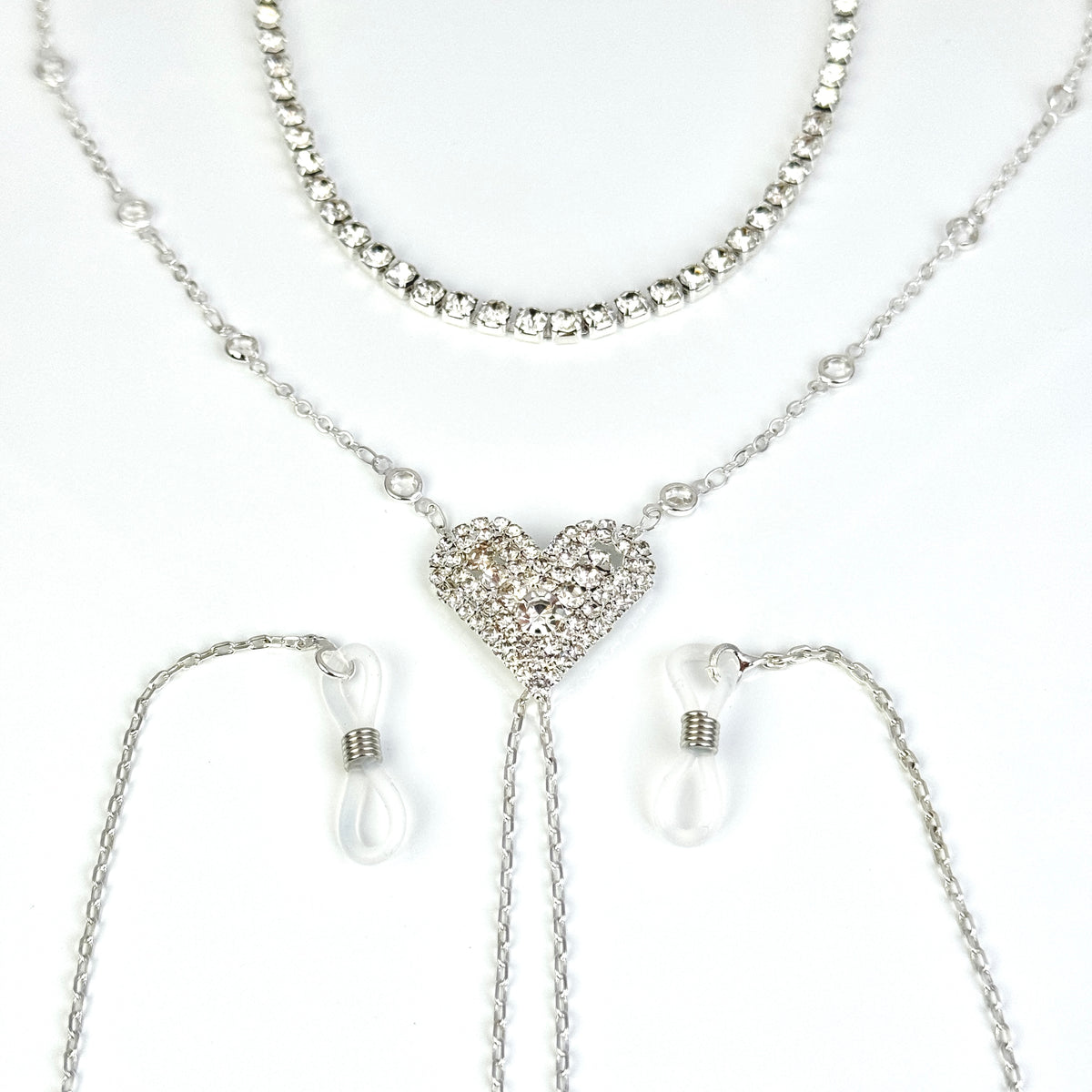 Crystal Heart Body Chain