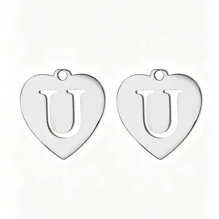 Customized initial gold crown clip