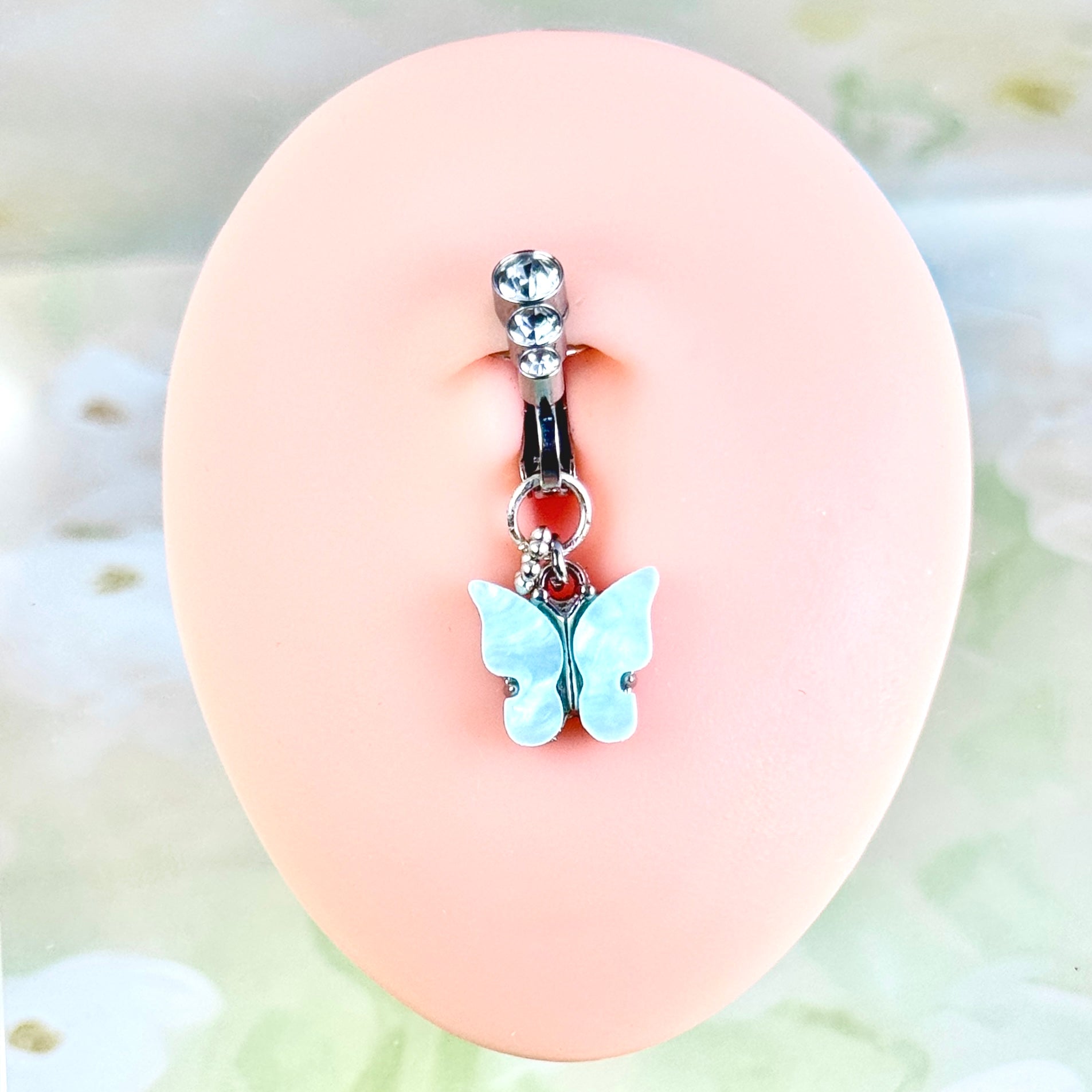 Butterfly Dream Faux Belly Button Ring